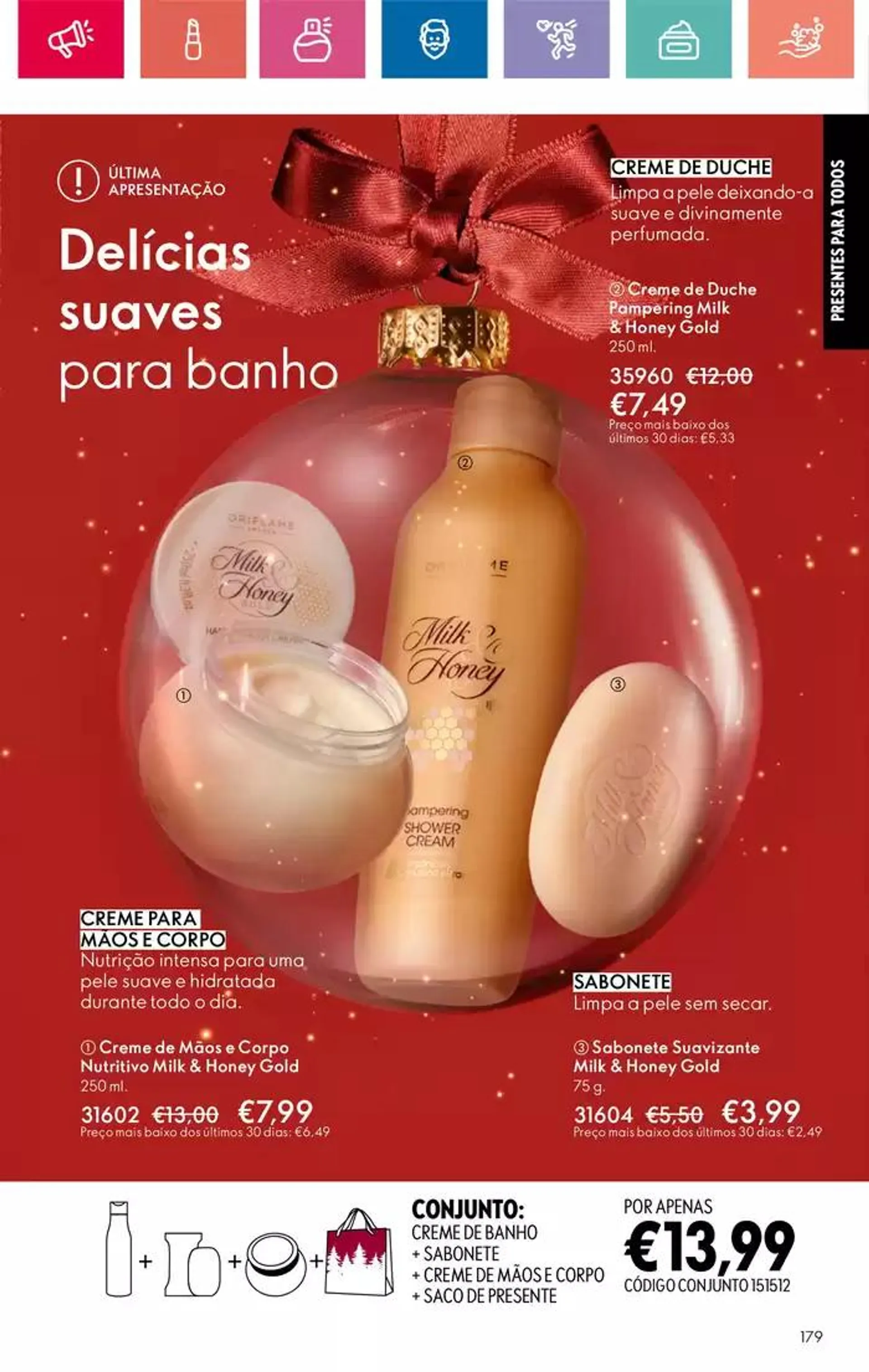 Folheto Folheto Oriflame de 2 de dezembro até 28 de dezembro 2024 - Pagina 179