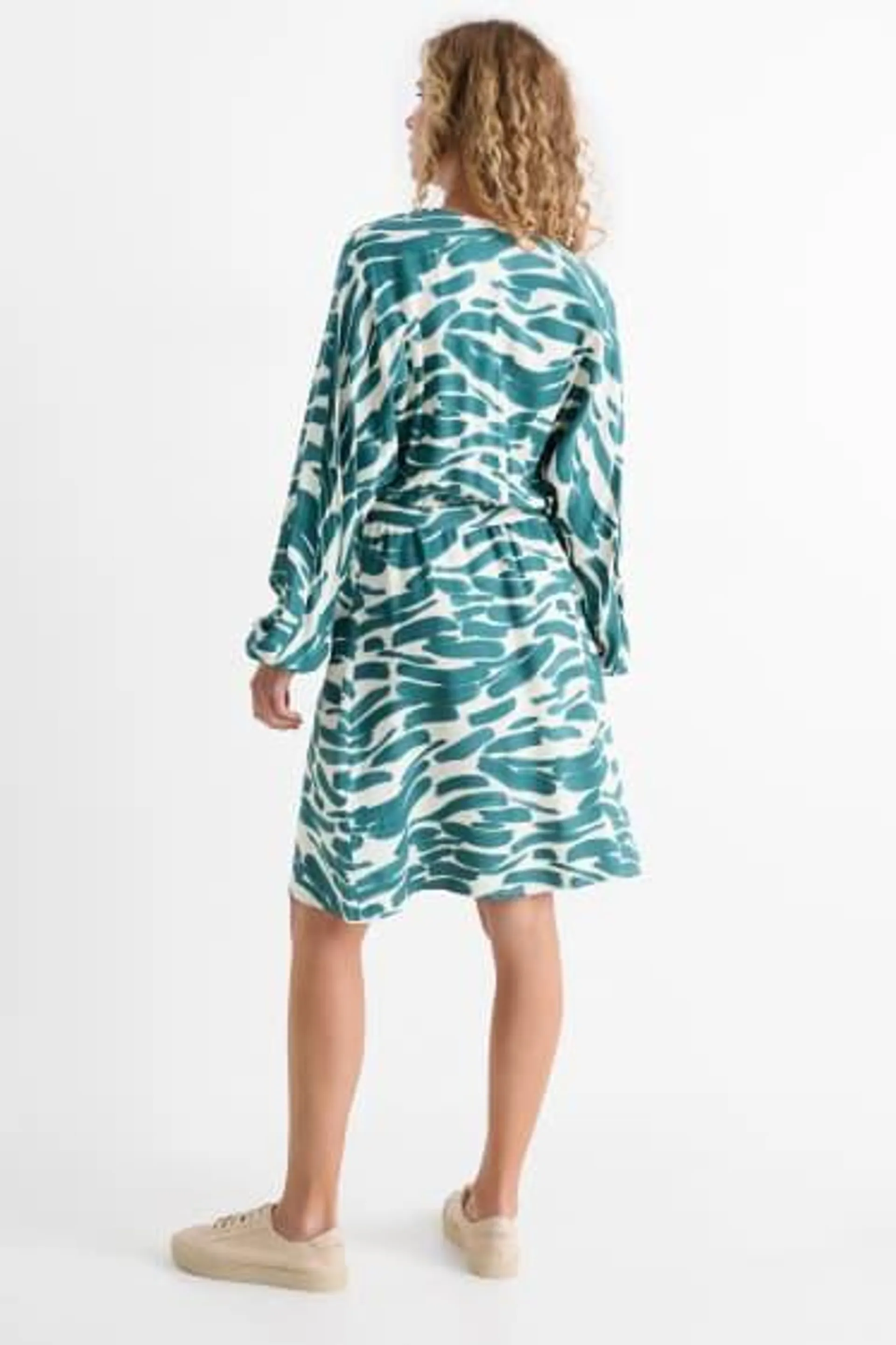 Viscose dress - patterned