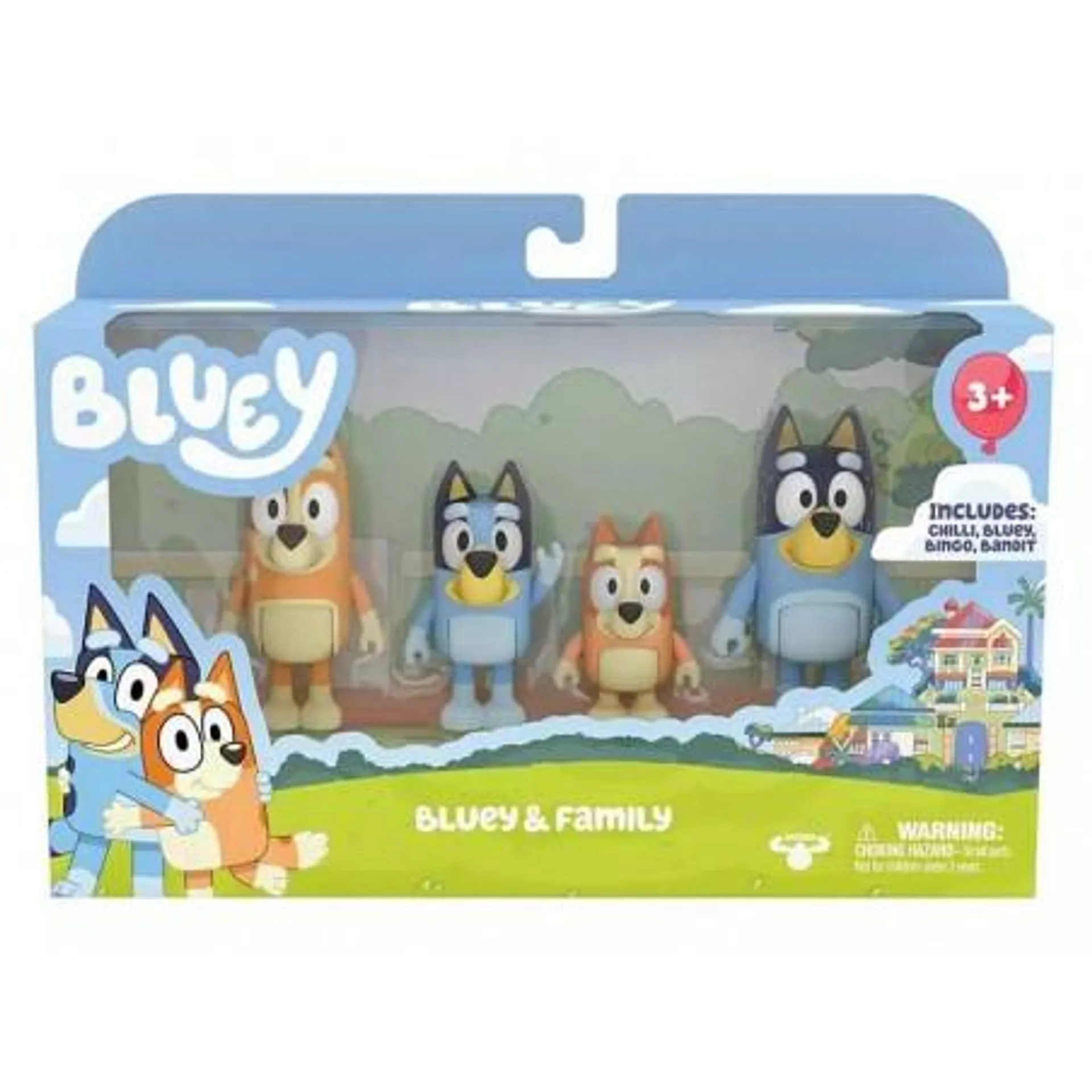 Bluey Pack 4 Figuras Série 2 Sortimento