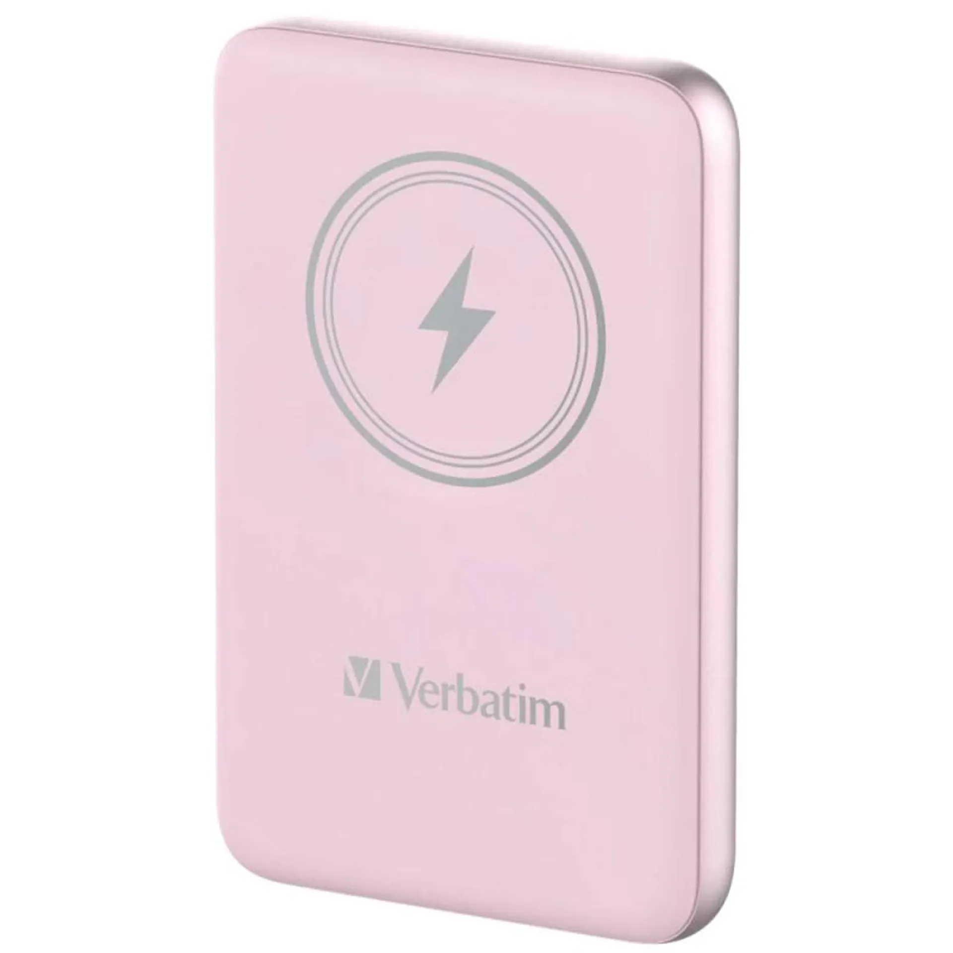 VERBATIM POWERBANK WIRELESS MAGNETICO 10000MAH PINK