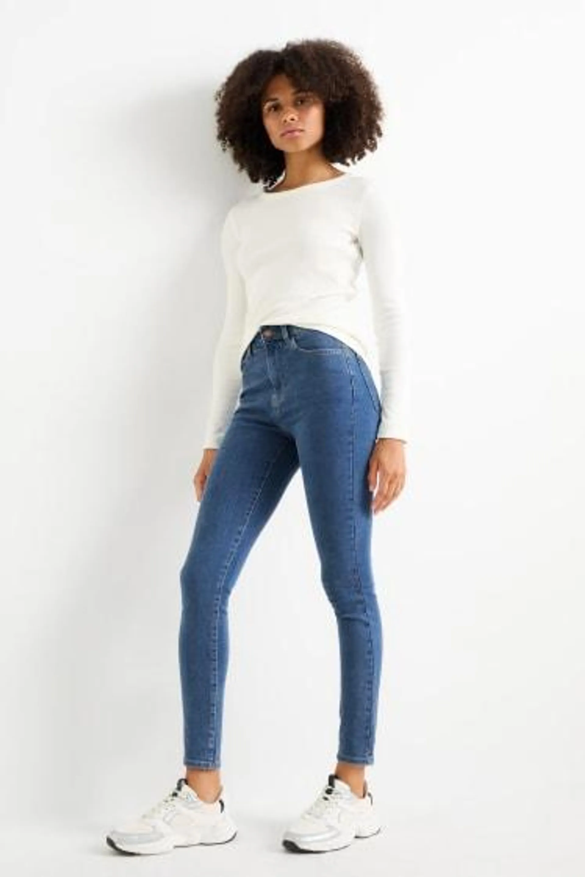 Jegging jeans - high waist - skinny fit