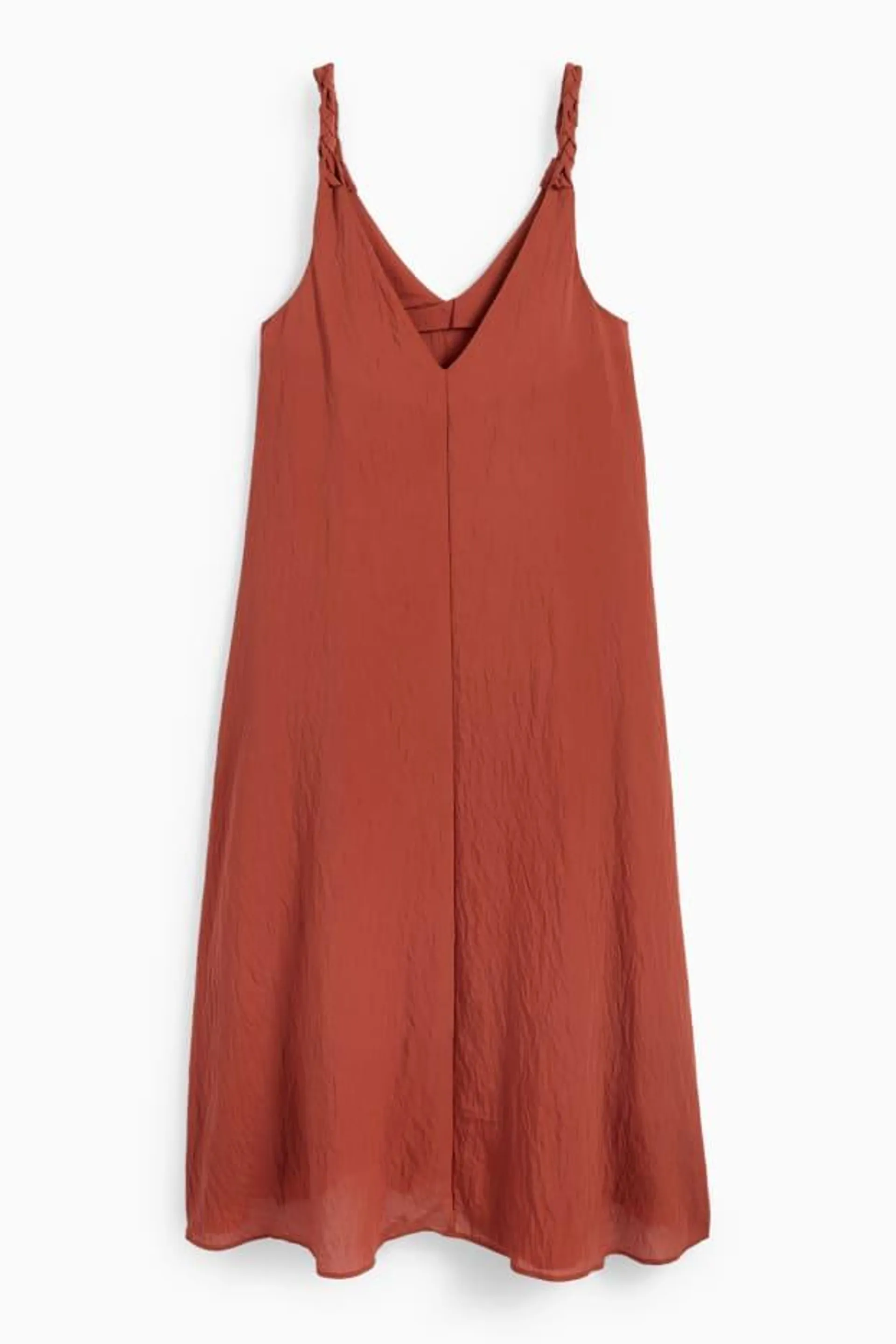 V-neck A-line dress