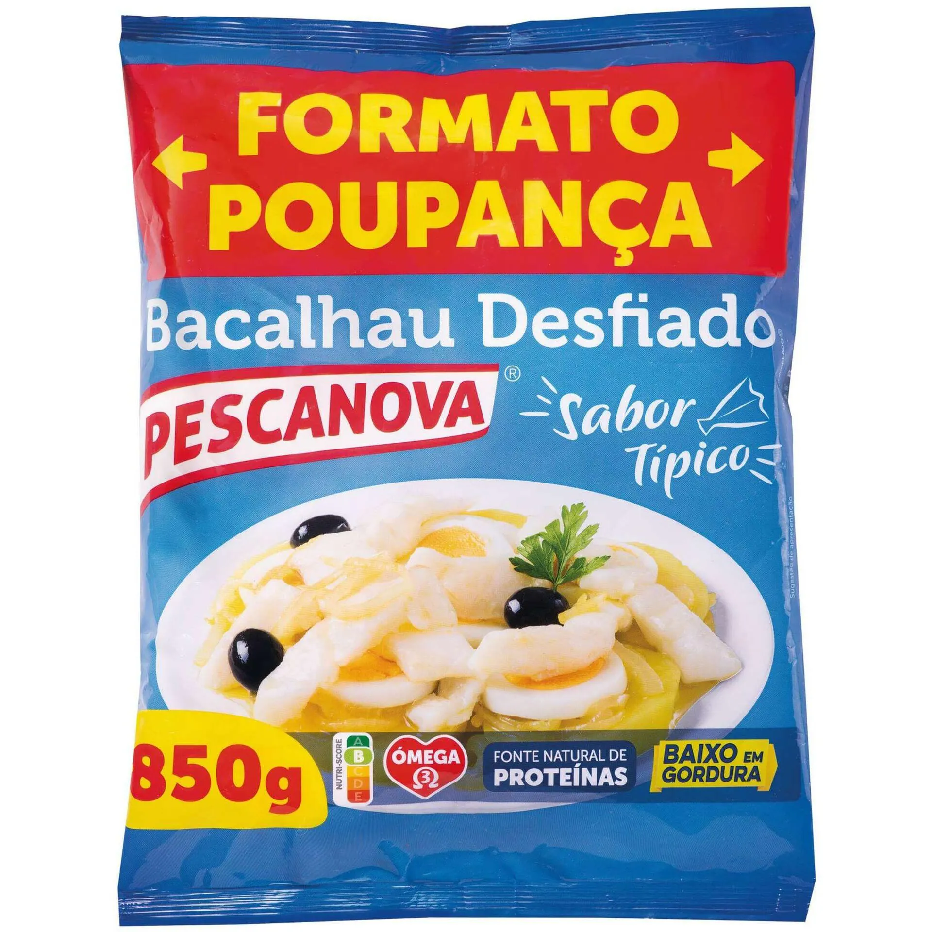 Bacalhau Desfiado Congelado