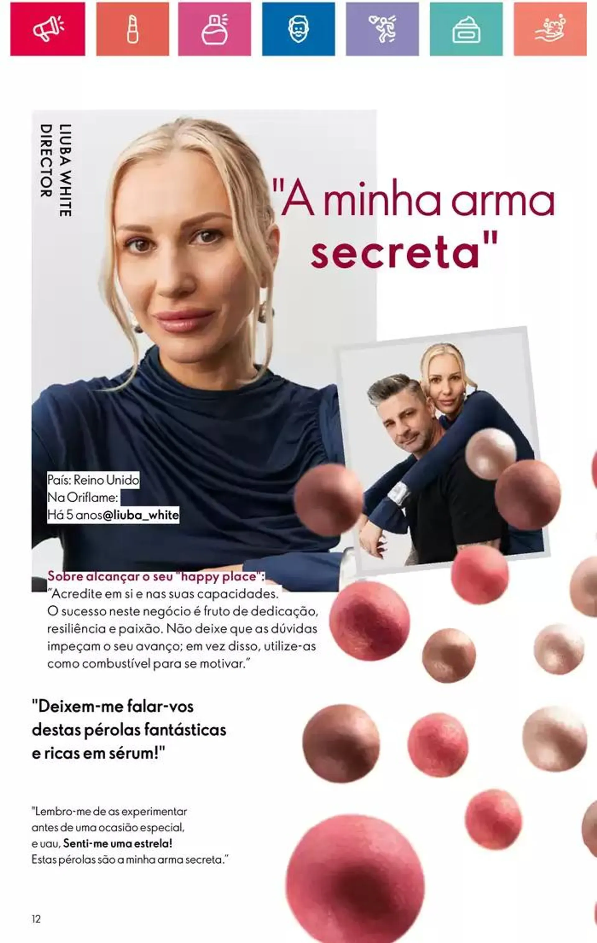 Folheto Folheto Oriflame de 3 de outubro até 19 de outubro 2024 - Pagina 12