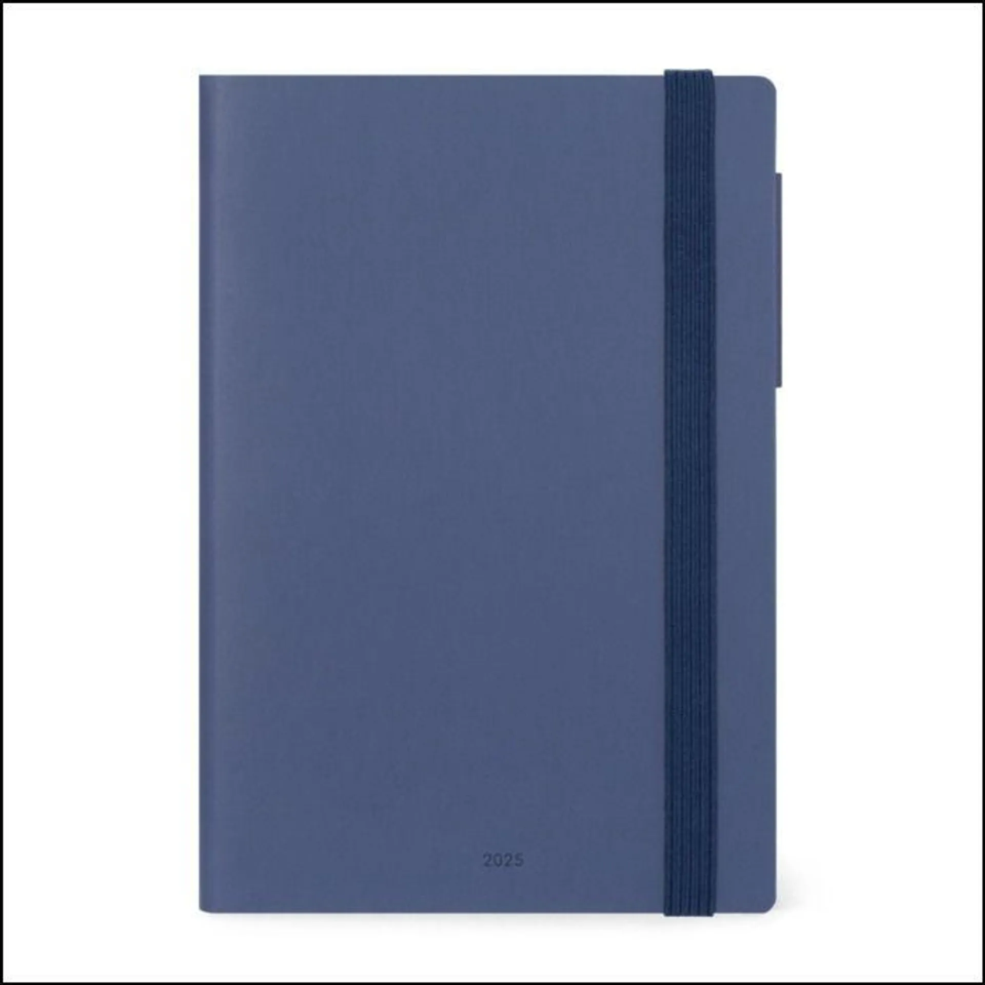 12-MONTH DIARY - 2025 - MEDIUM WEEKLY DIARY WITH NOTEBOOK - BLUEBERRY