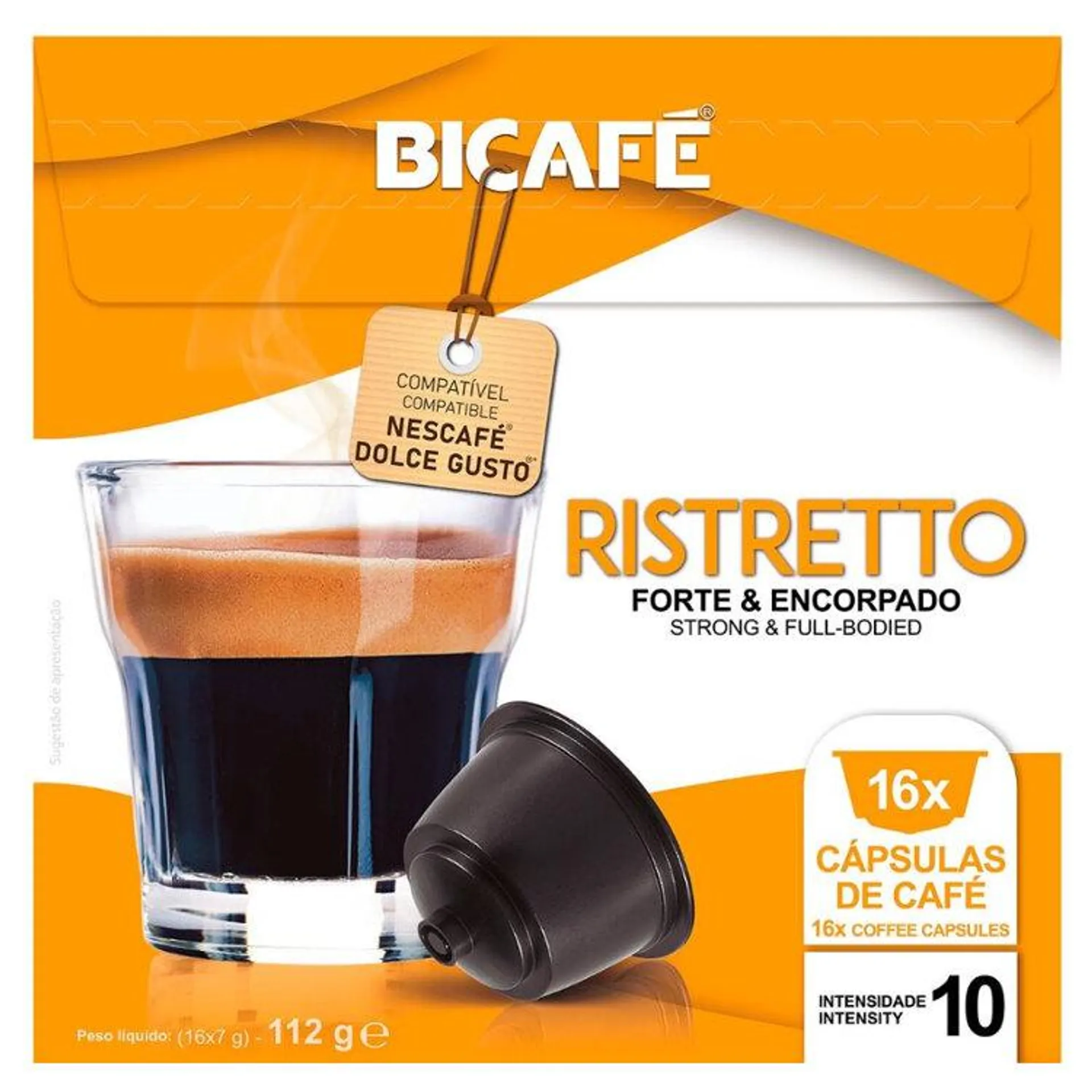 CÁPSULA BICAFE RISTRETO DOLCE GUSTO 16CAP