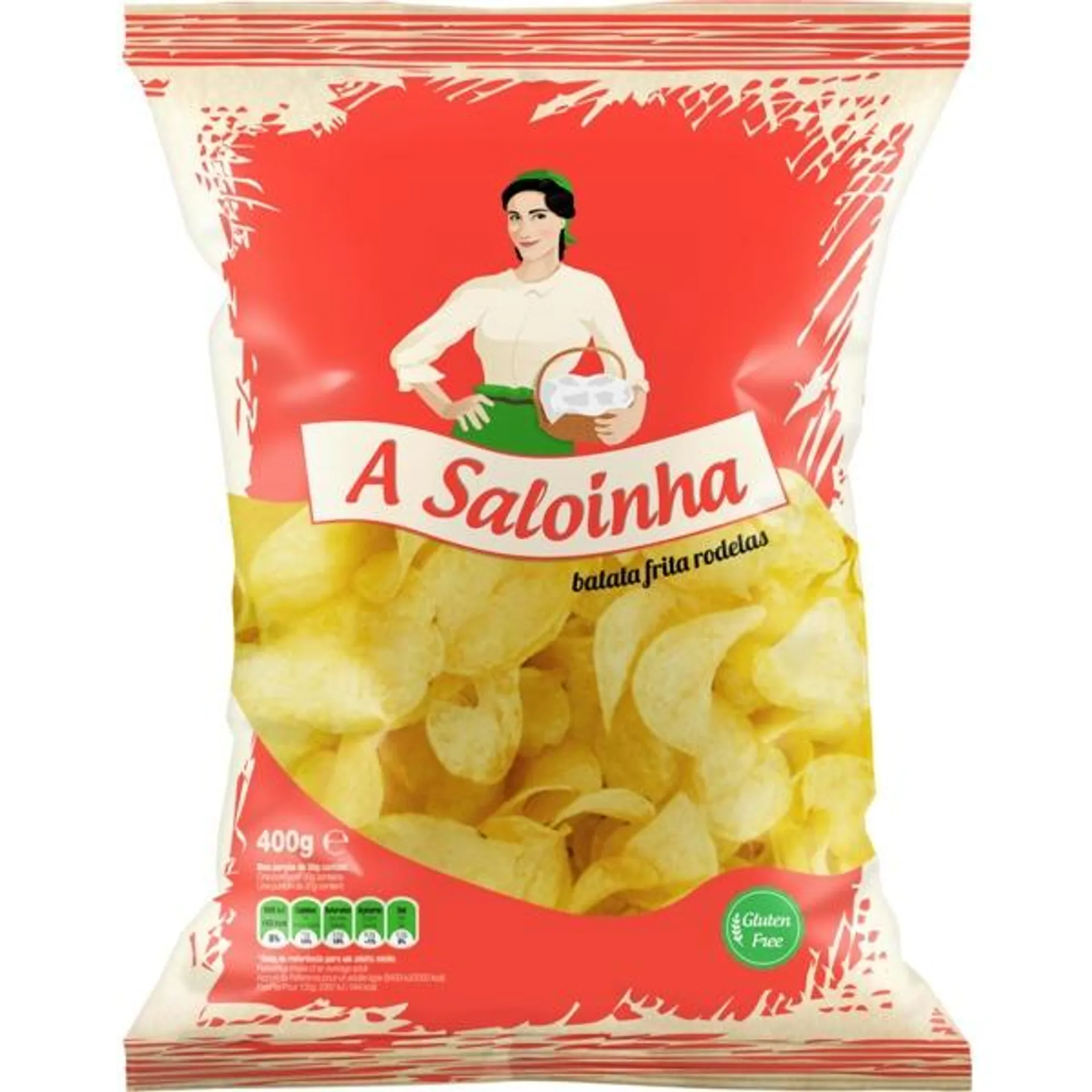 Batatas Fritas embalagem 400 g A Saloinha