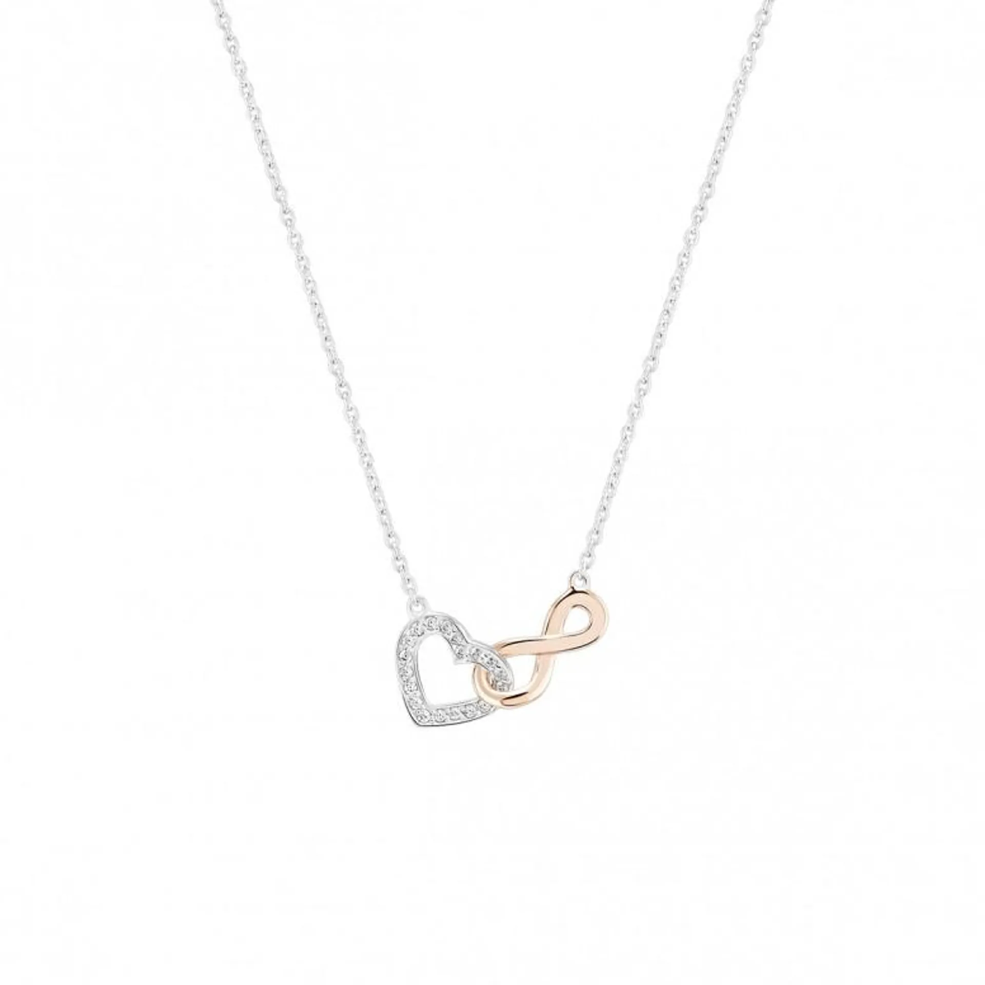 Collar Lovers Heart XV Rose Gold