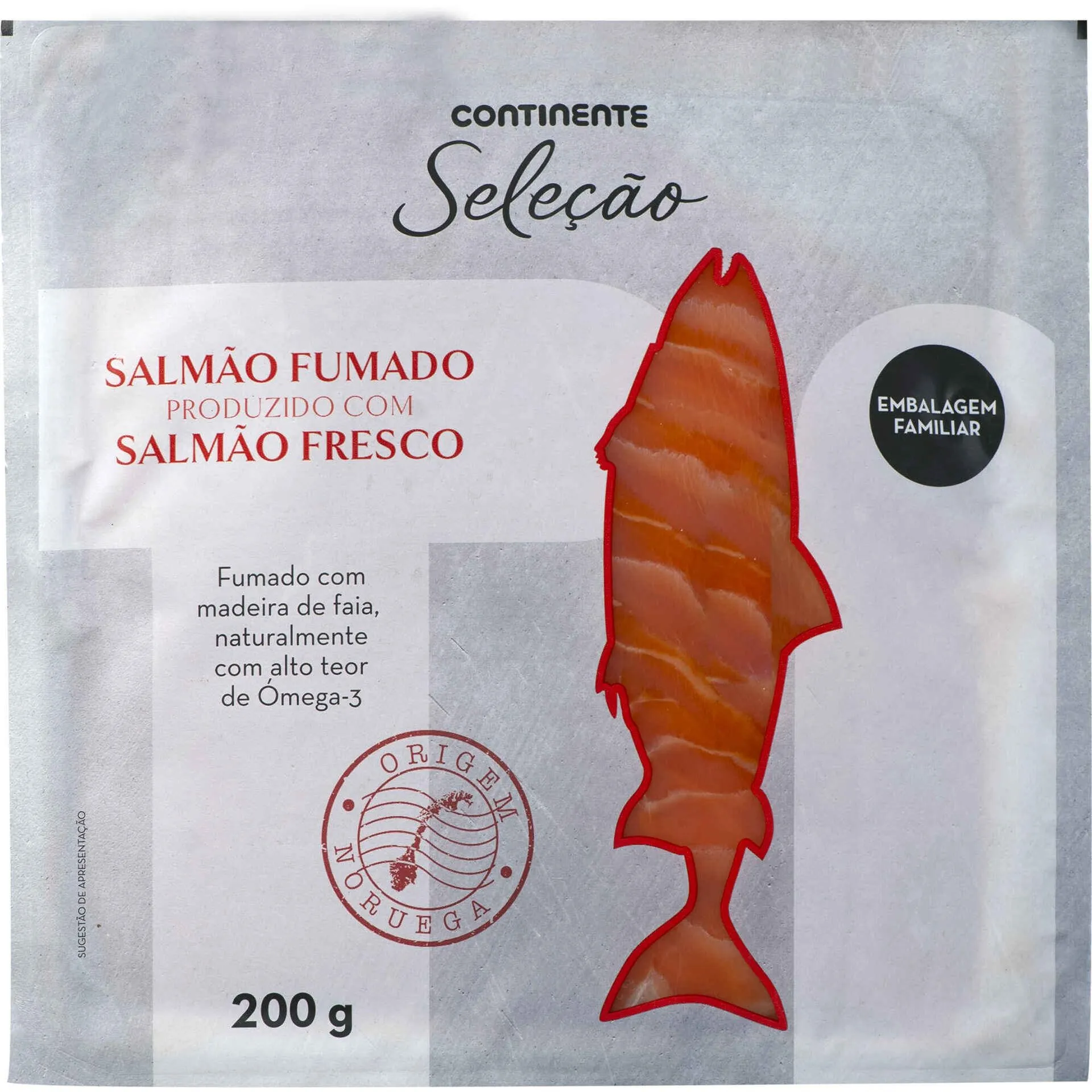 Salmão Fumado da Noruega