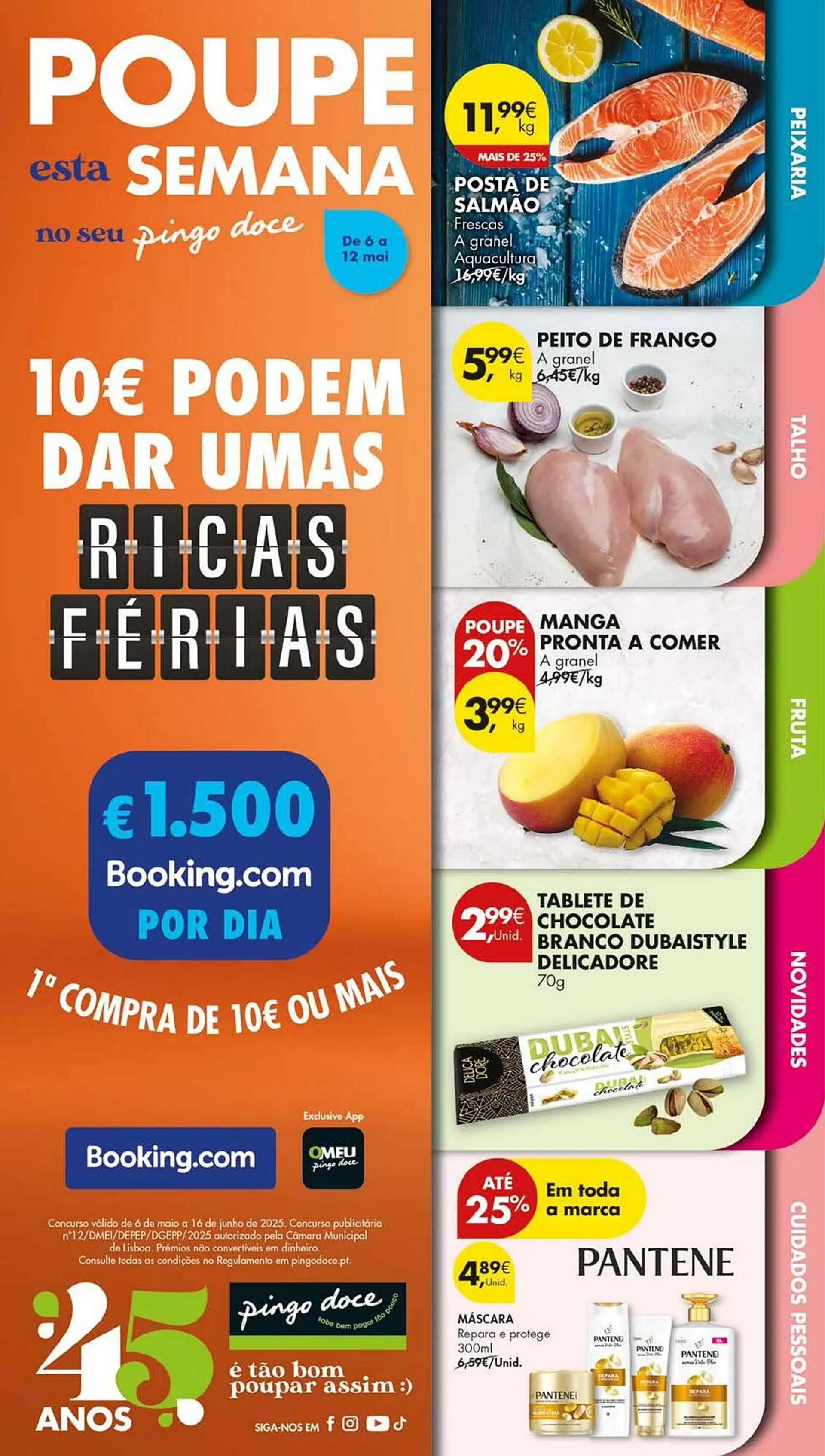 Folheto Folheto Pingo Doce de 6 de maio até 12 de maio 2025 - Pagina 1