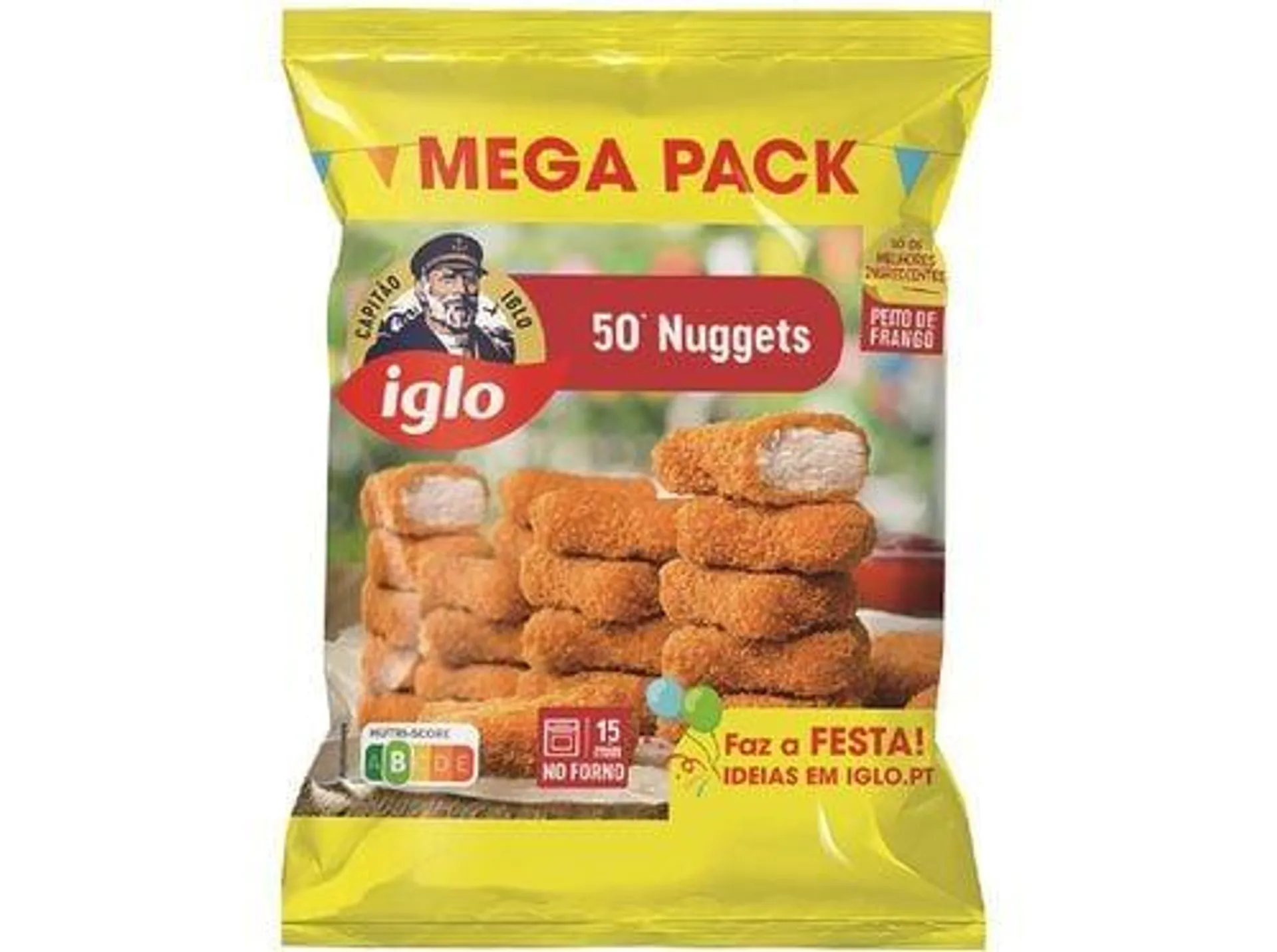 nuggets iglo frango 50un 1042g