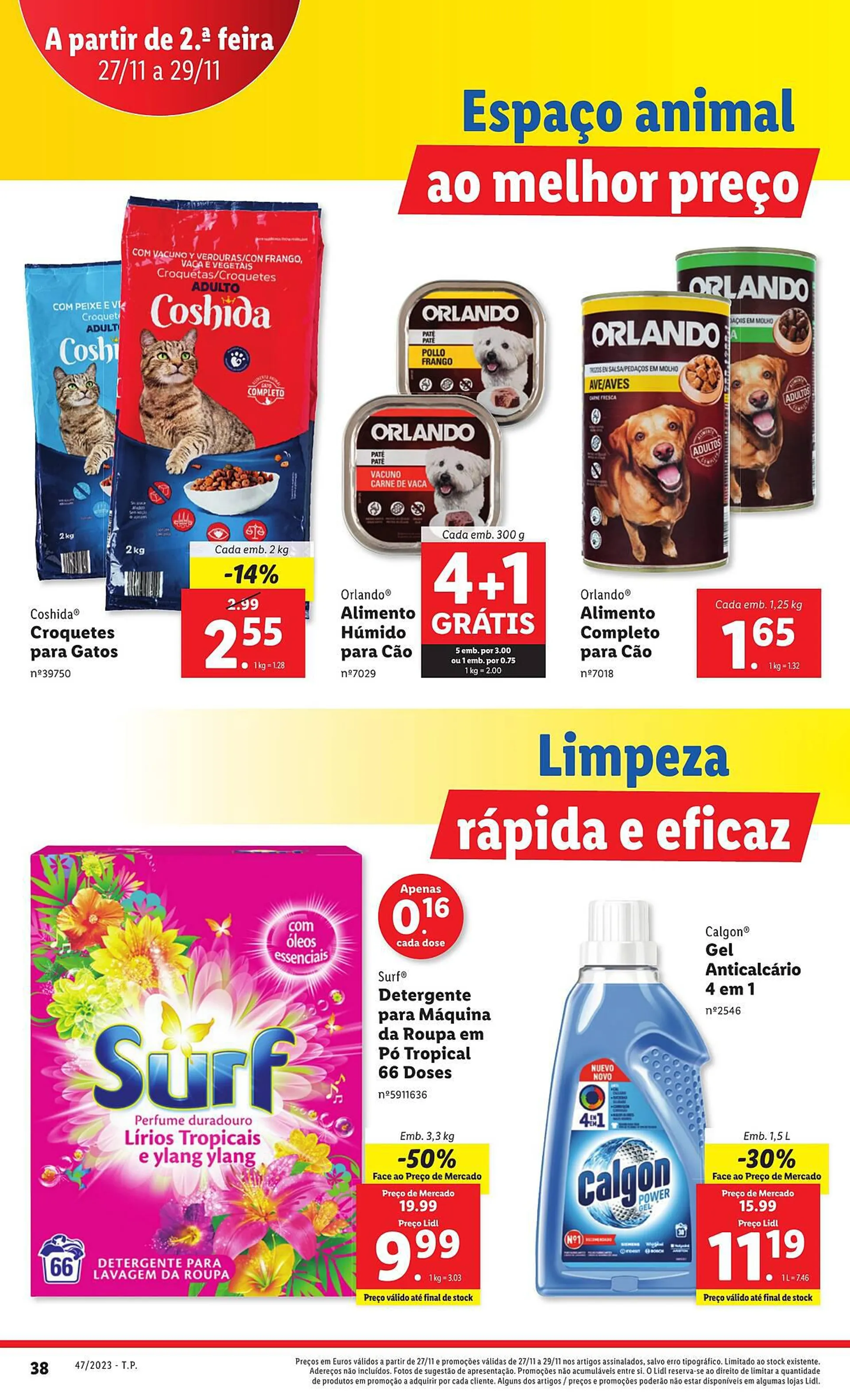 Folheto Folheto Lidl de 23 de novembro até 29 de novembro 2023 - Pagina 38