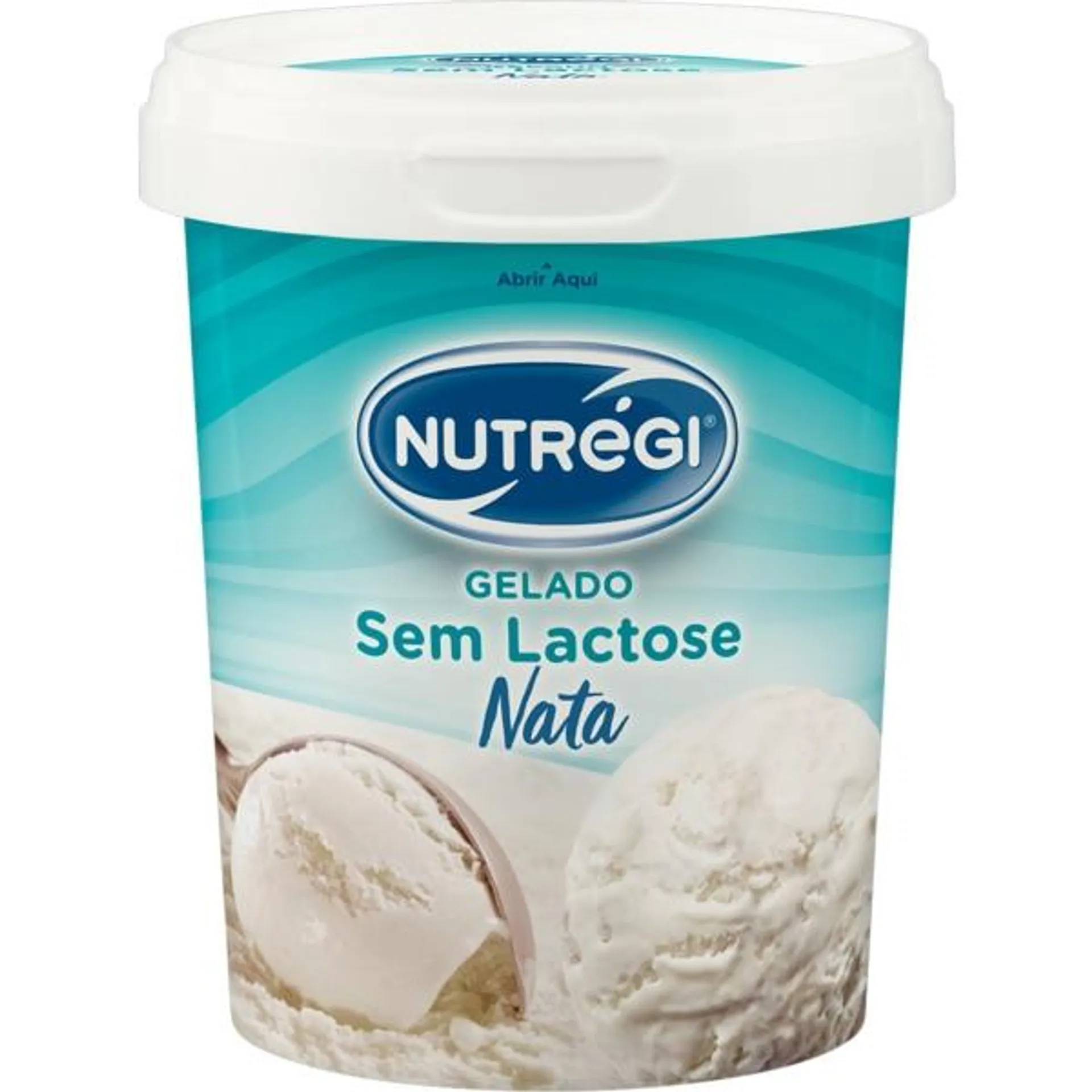 Gelado de Nata sem Lactose embalagem 500 ml Nutregi