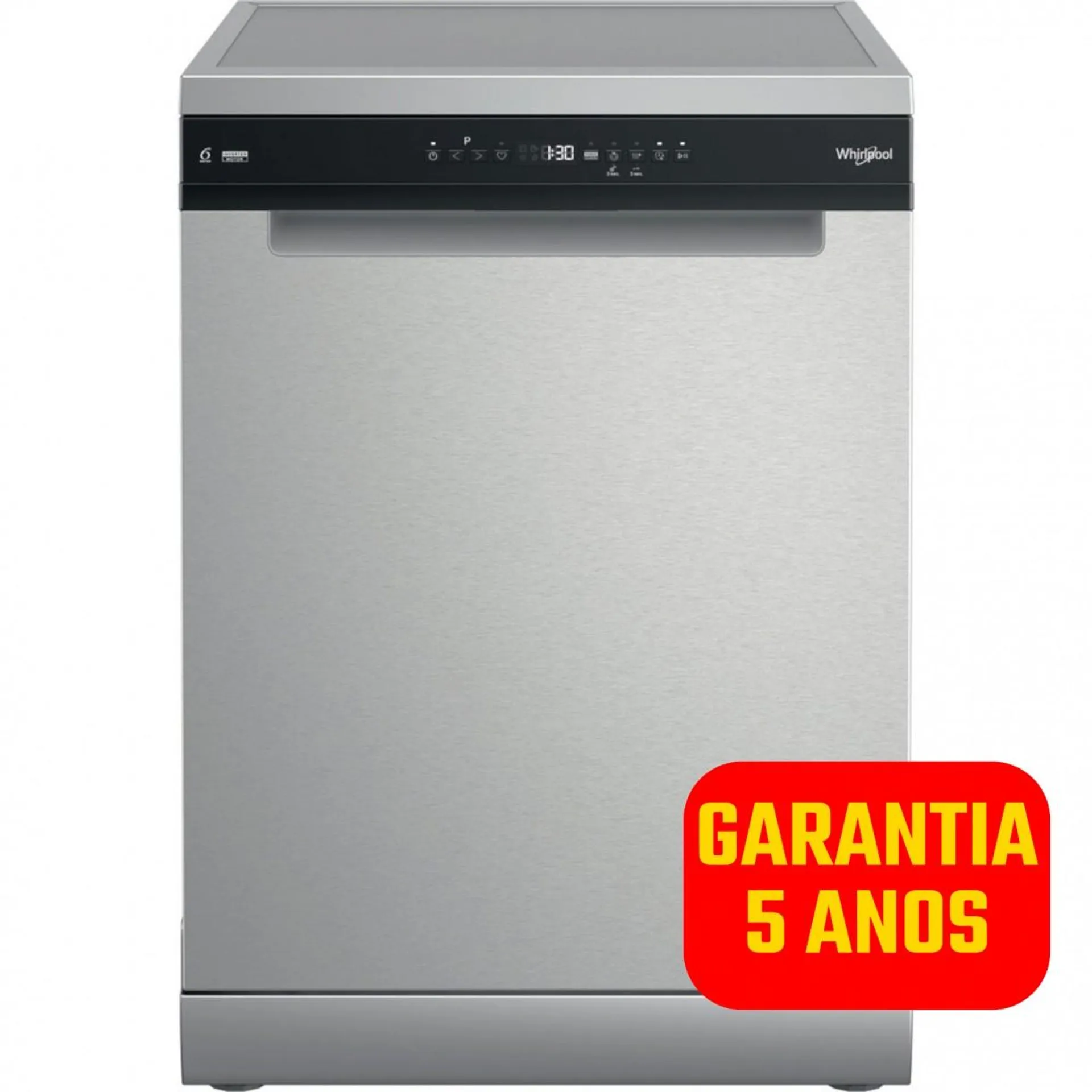 Máquina Lavar Loiça WHIRLPOOL W7F HP43X INOX - 15 Conjuntos