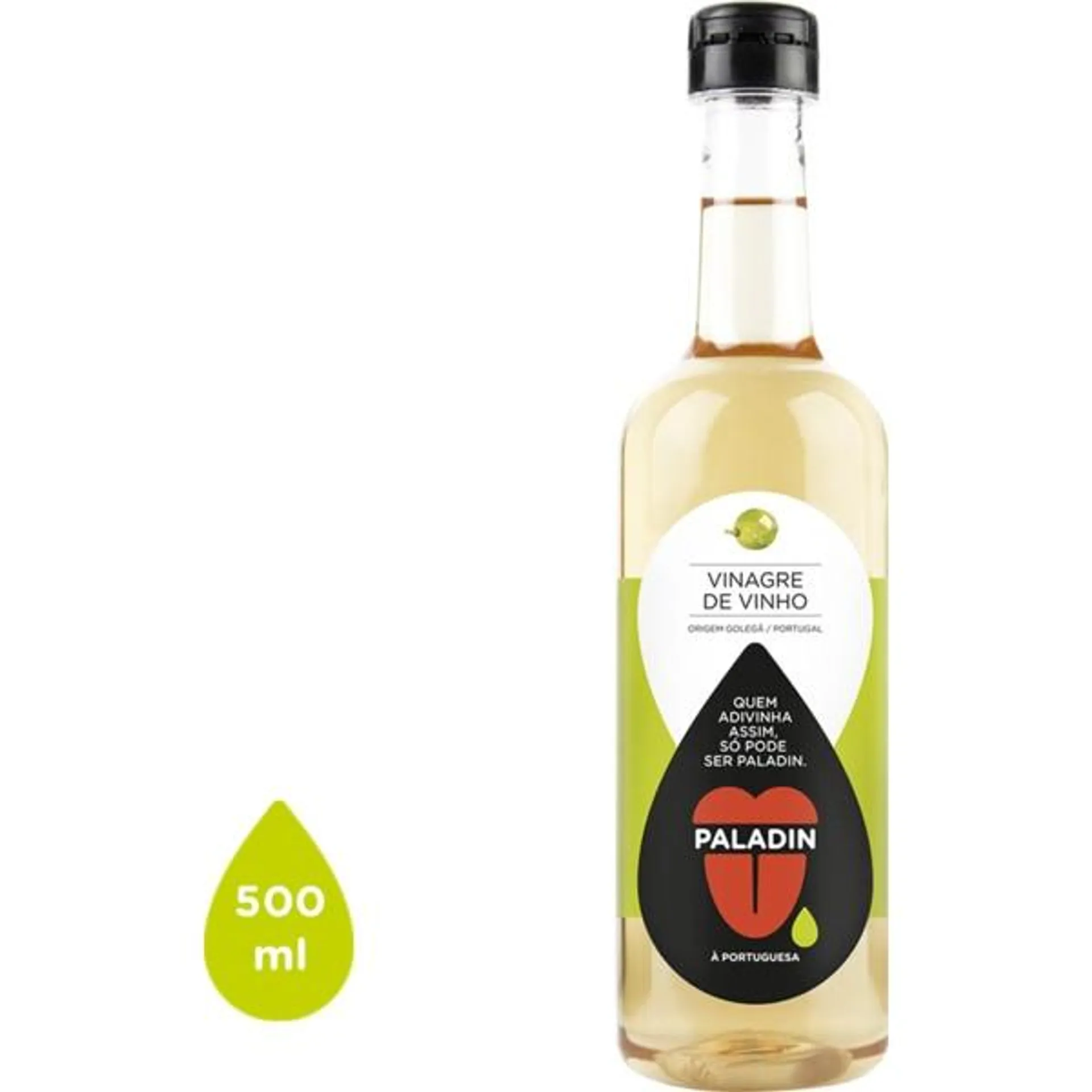 Vinagre de Vinho Branco garrafa 500 ml Paladin