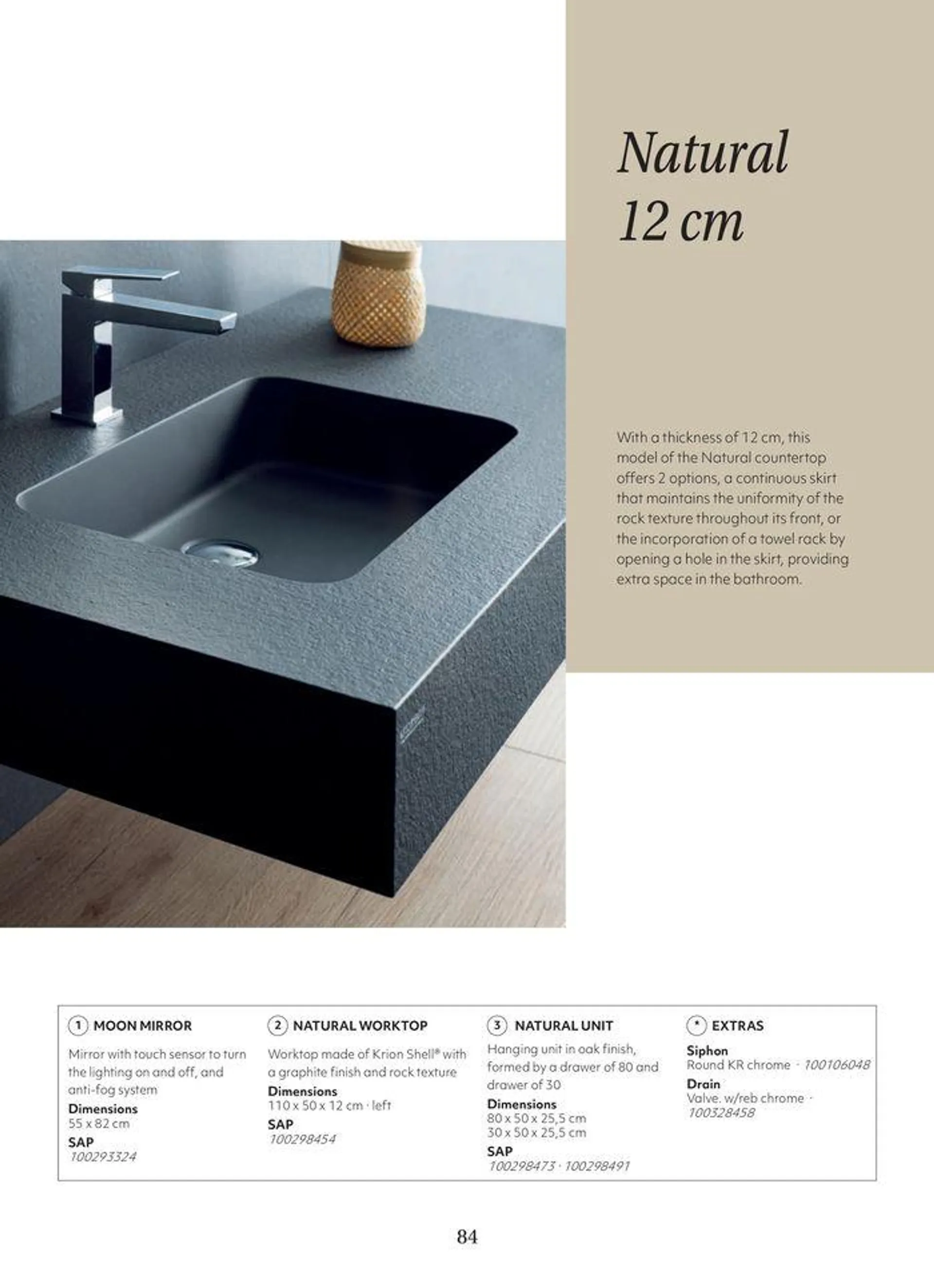 Folheto Worktops Magazine | Krion  de 22 de abril até 31 de dezembro 2024 - Pagina 84