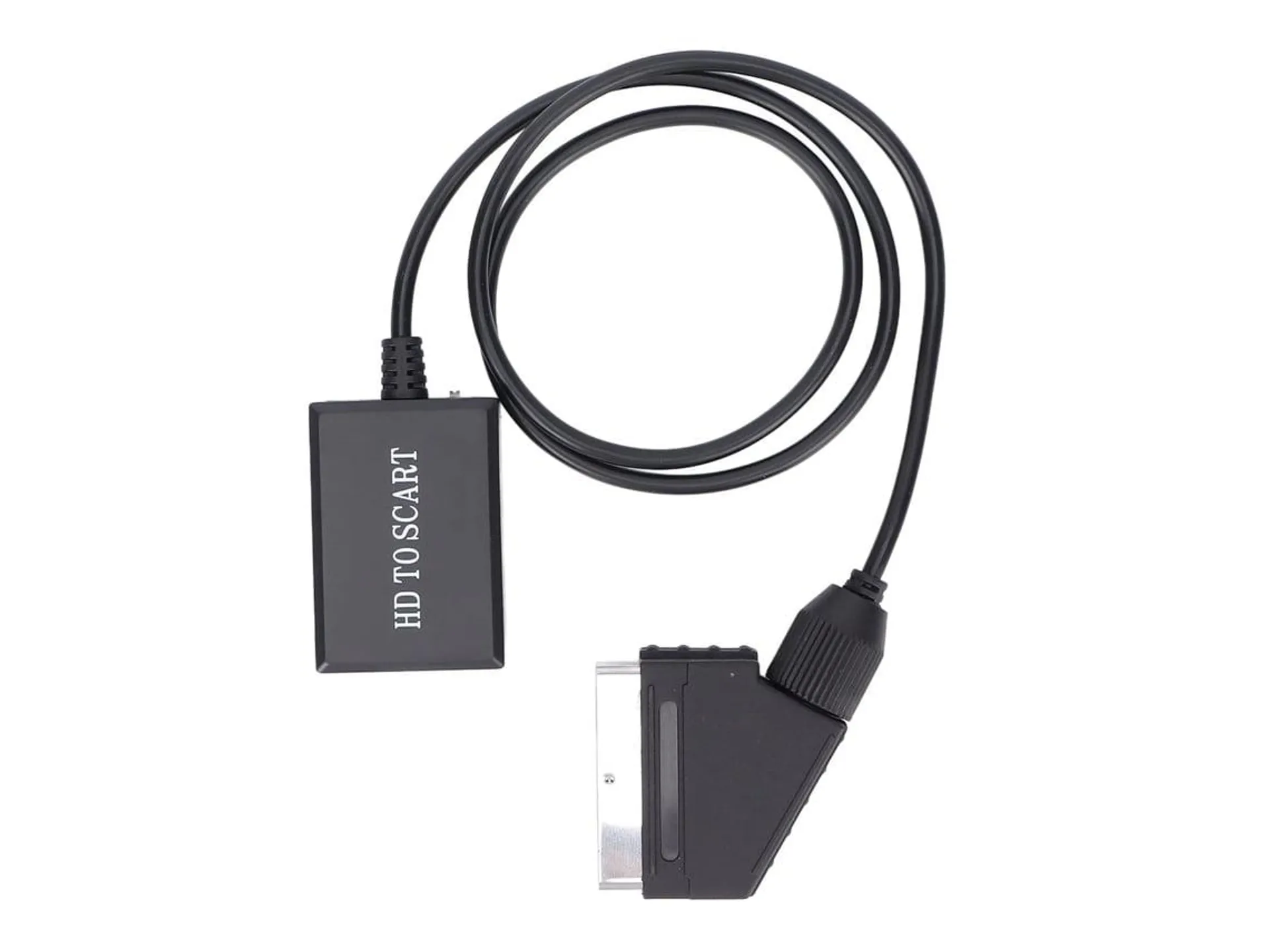 Conversor Hdmi para Scart Vídeo Digital Hd Hdmi para Vídeo Analógico e Adaptador de Áudio L/R Suporte Dvi para Reprodução Crt/Vhs/Dvd Cvbs