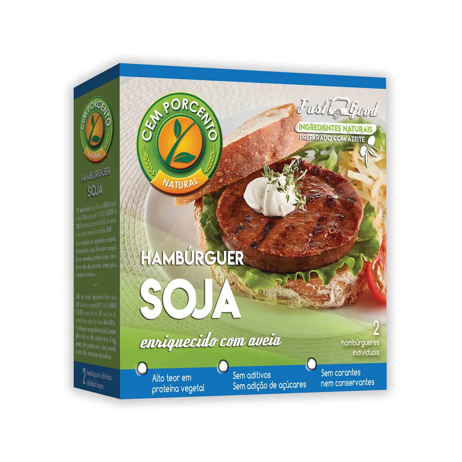 Hambúrguer de Soja com Aveia