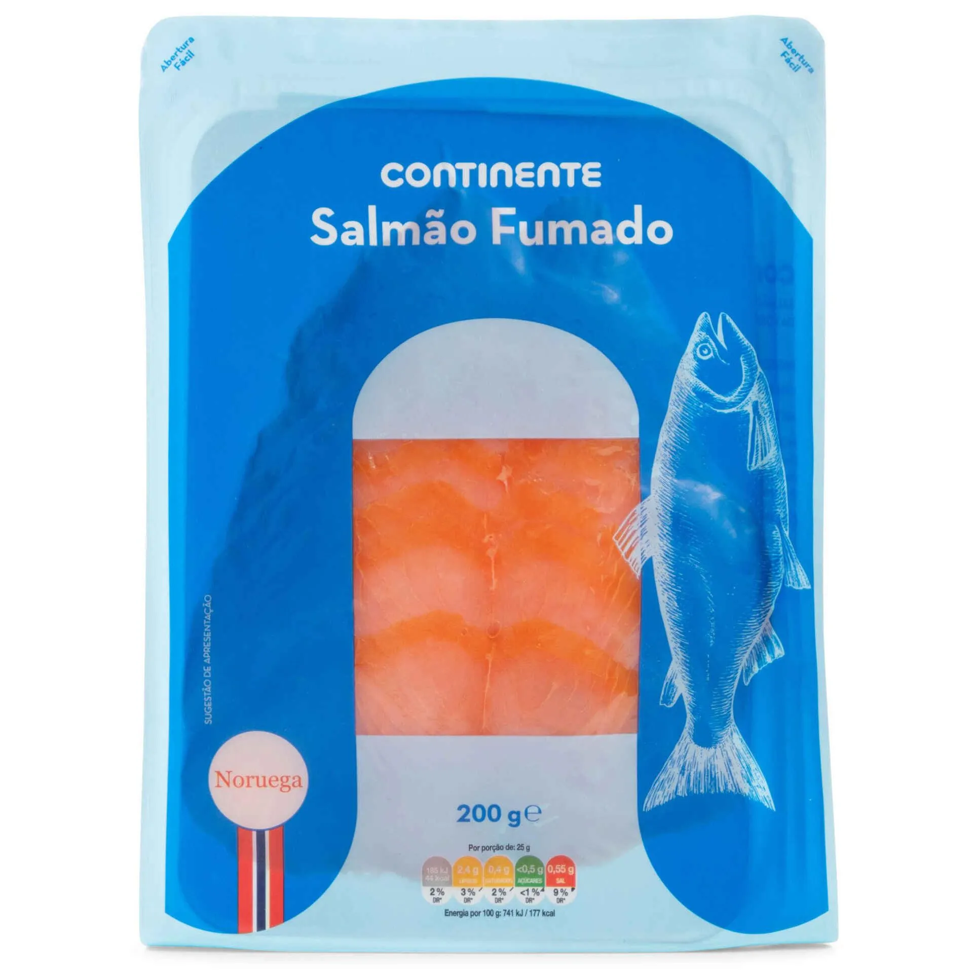 Salmão Fumado da Noruega