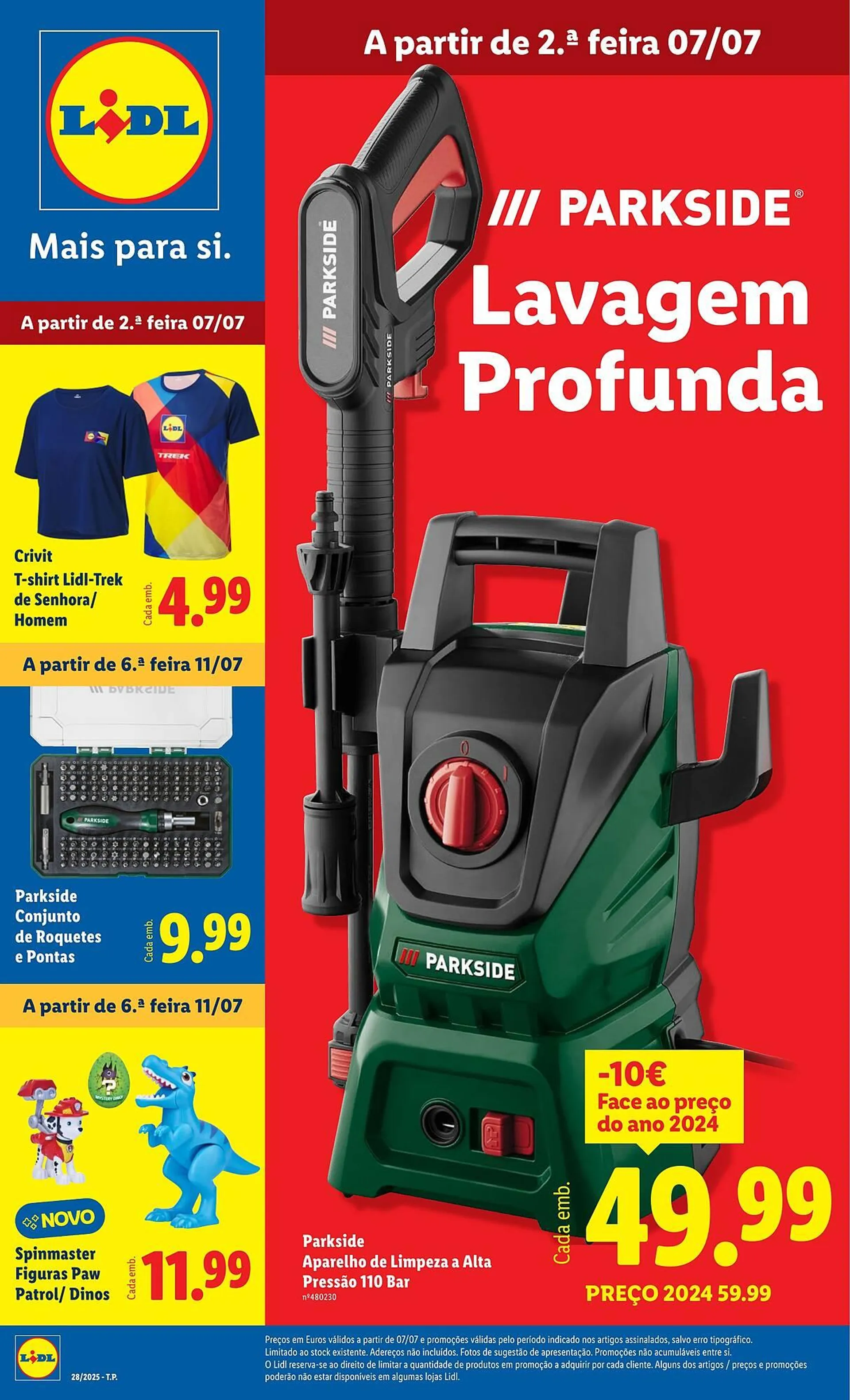 Folheto Folheto Lidl de 7 de julho até 13 de julho 2025 - Pagina 1