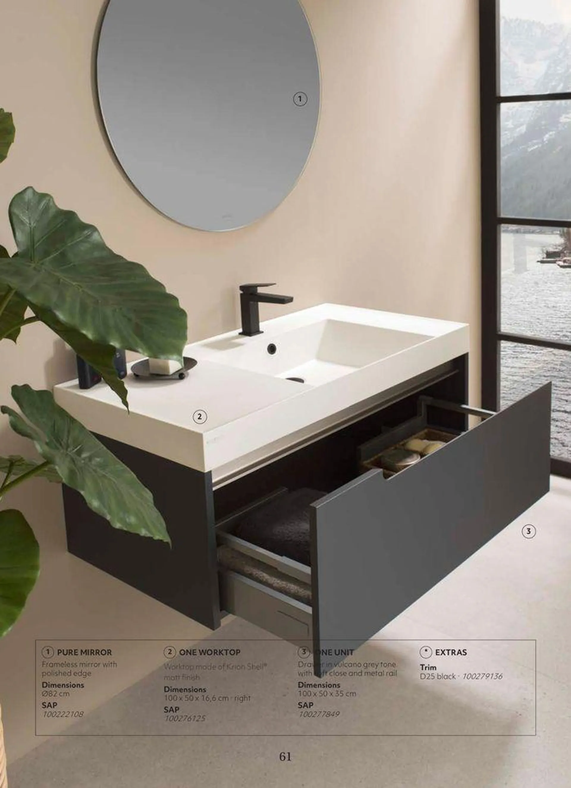 Folheto Worktops Magazine | Krion  de 22 de abril até 31 de dezembro 2024 - Pagina 61