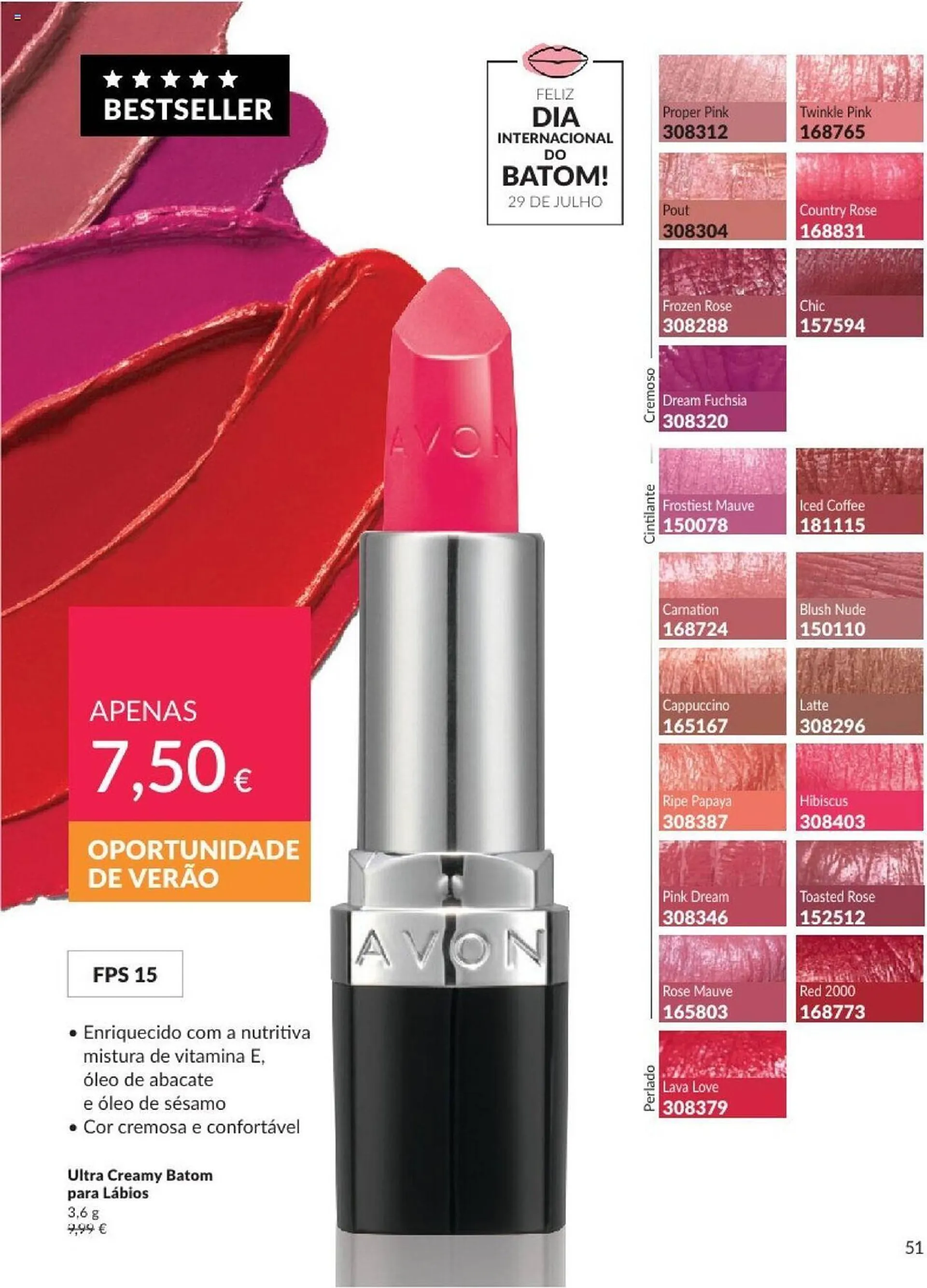 Folheto Folheto Avon de 1 de julho até 31 de julho 2024 - Pagina 51