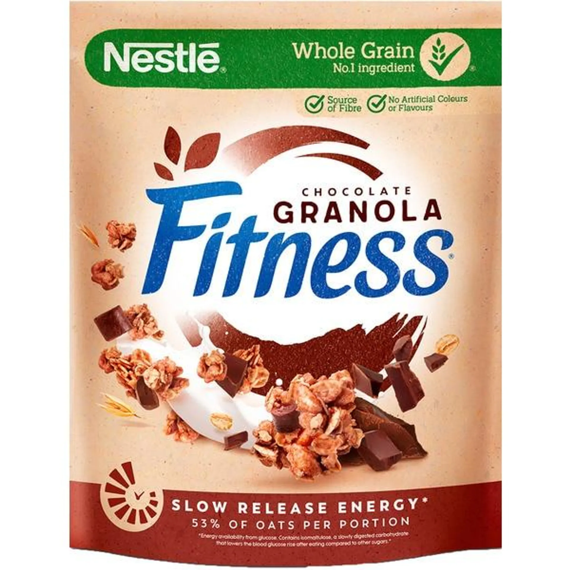 Granola Cereais Integrais 53% Aveia com Chocolate embalagem 300 g Nestlé Fitness