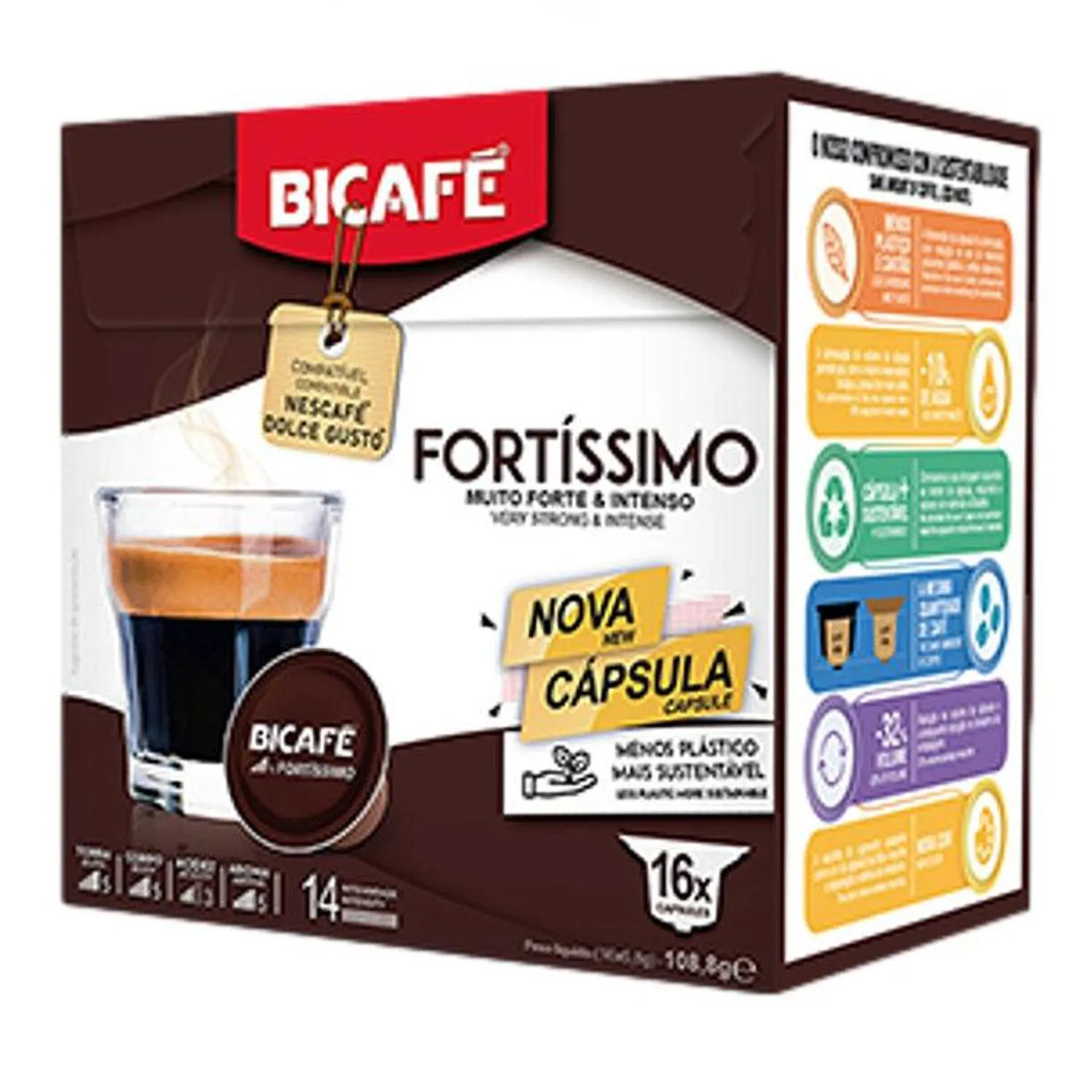 CÁPSULA BICAFE FORTISSIMO DG