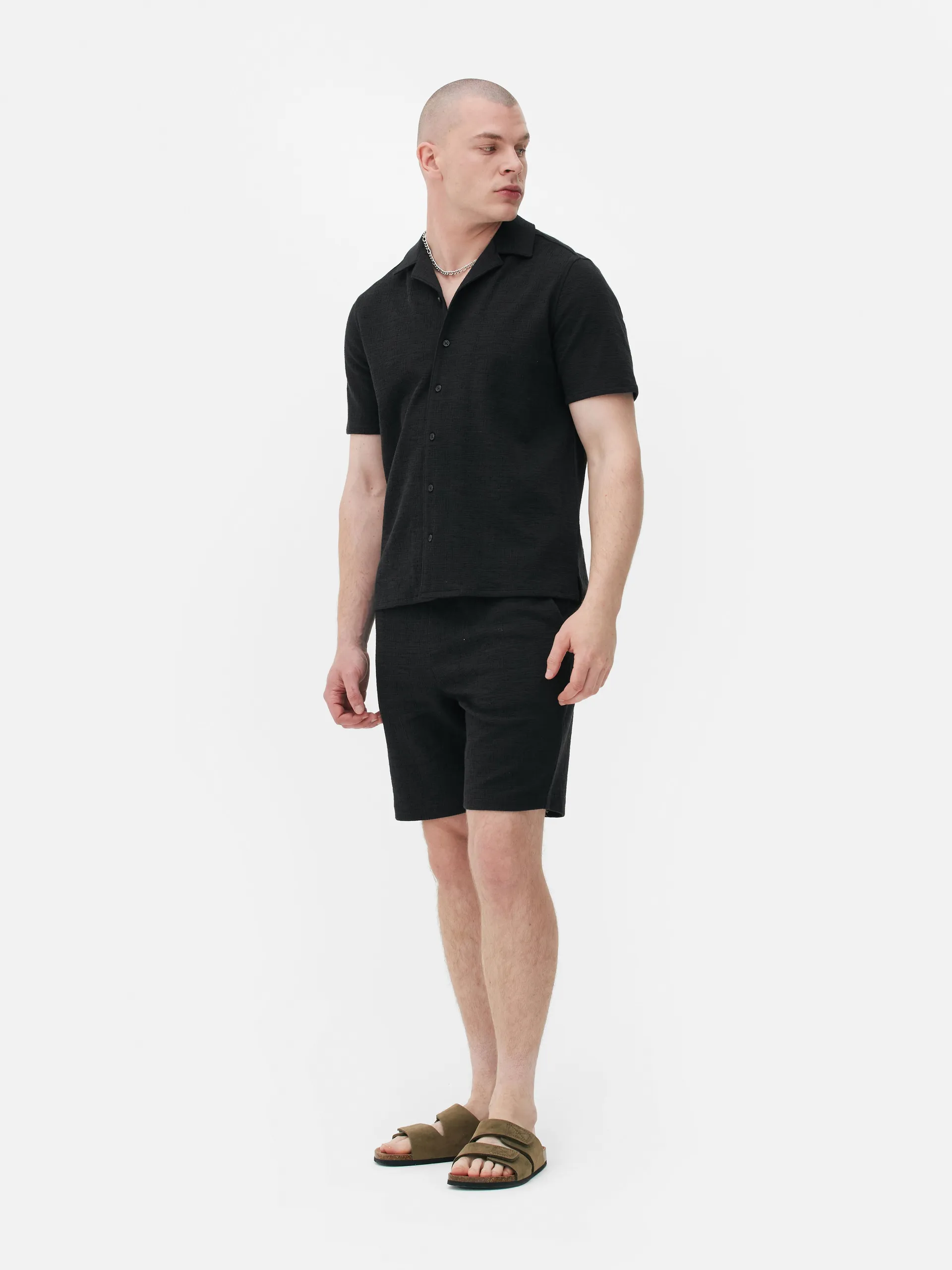 Textured Short Sleeve Shirt