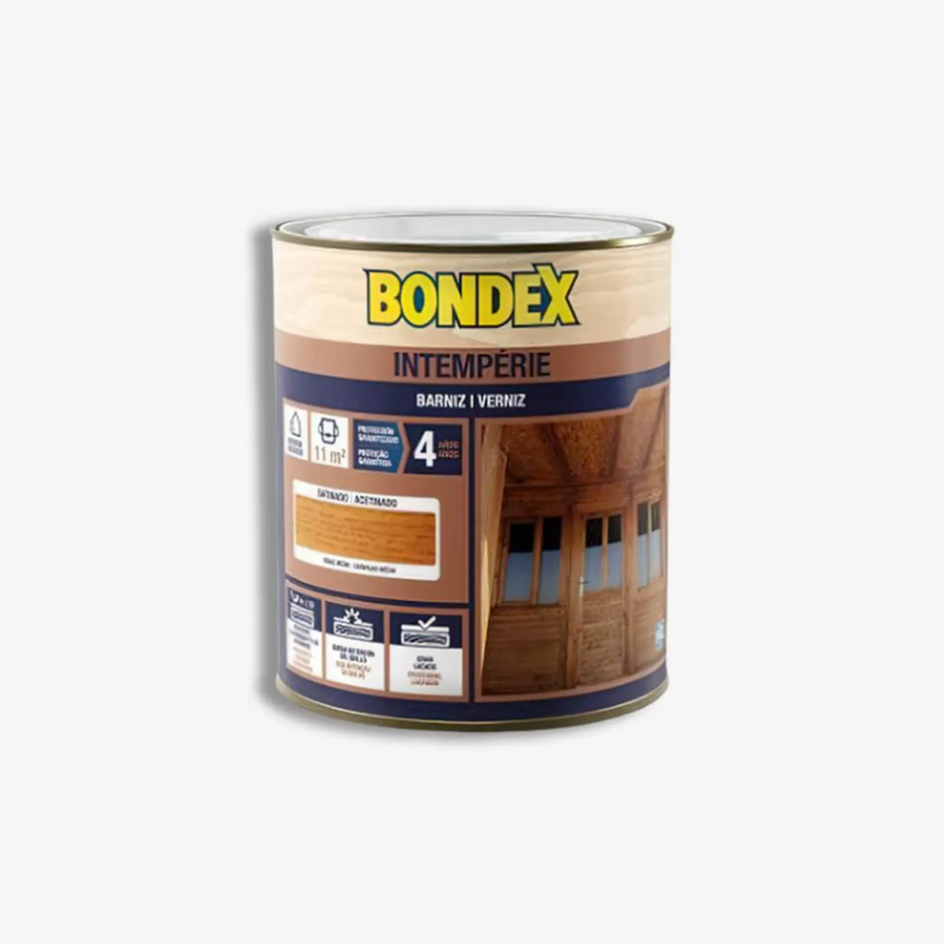 Verniz para Madeira Bondex Intempérie Acetinado Incolor 0.75L