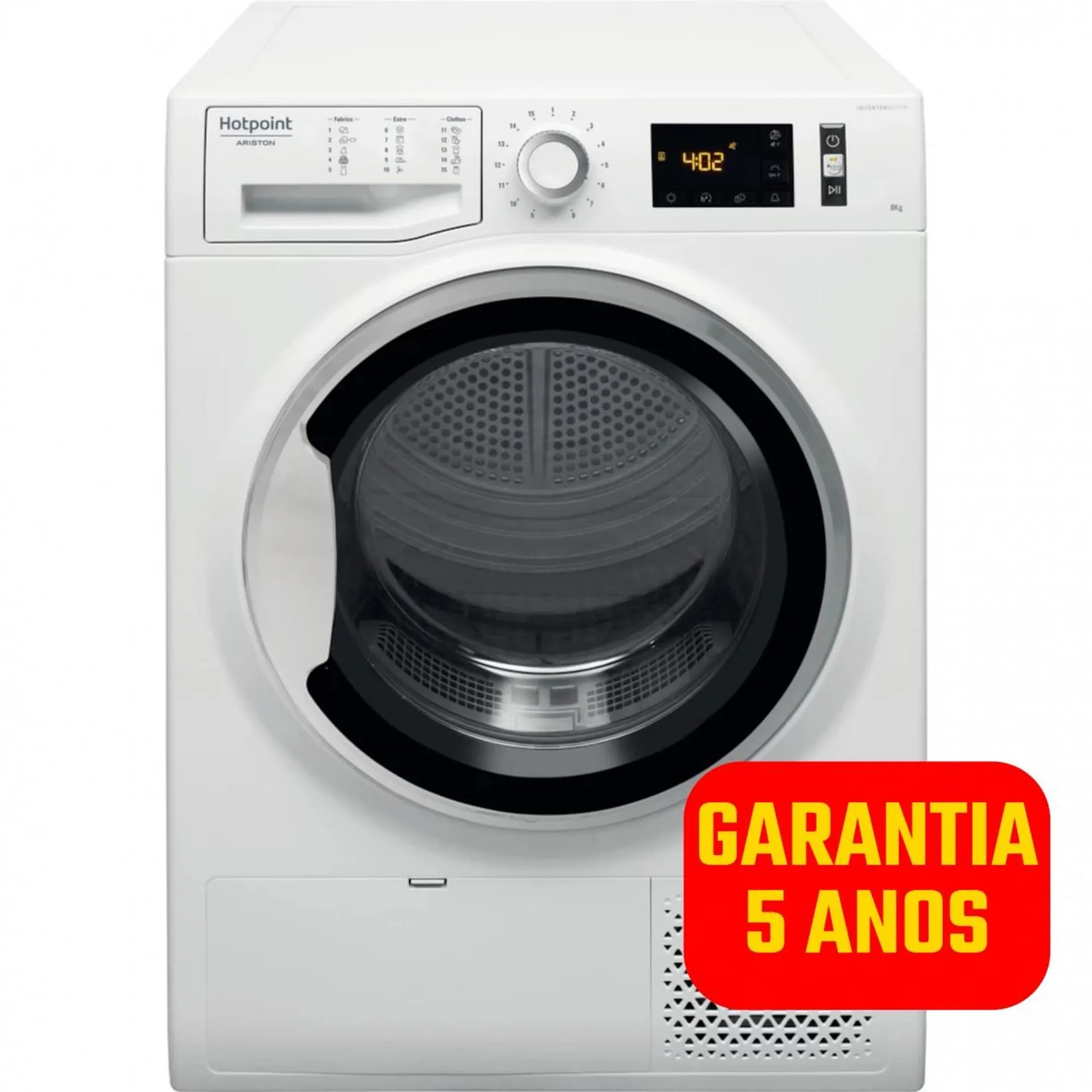 Máquina Secar Roupa HOTPOINT NTM1182SKEU - 8 Kg - Bomba de Calor