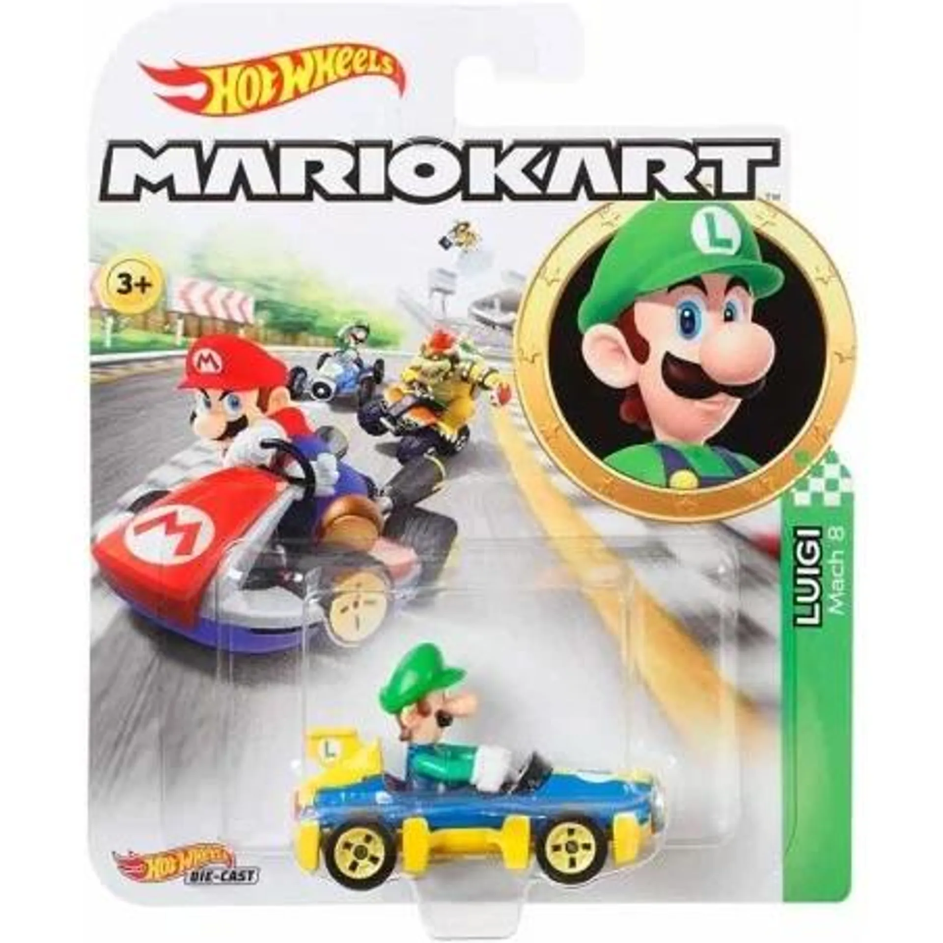 Hot Wheels Mario Kart Luigi