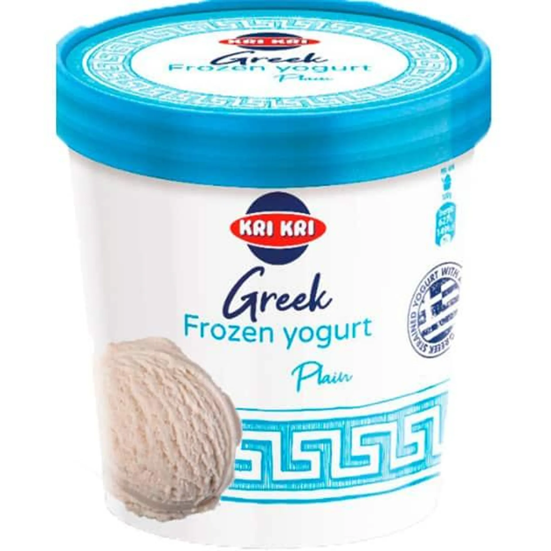 Gelado de Iogurte Grego embalagem 320 g Krikri