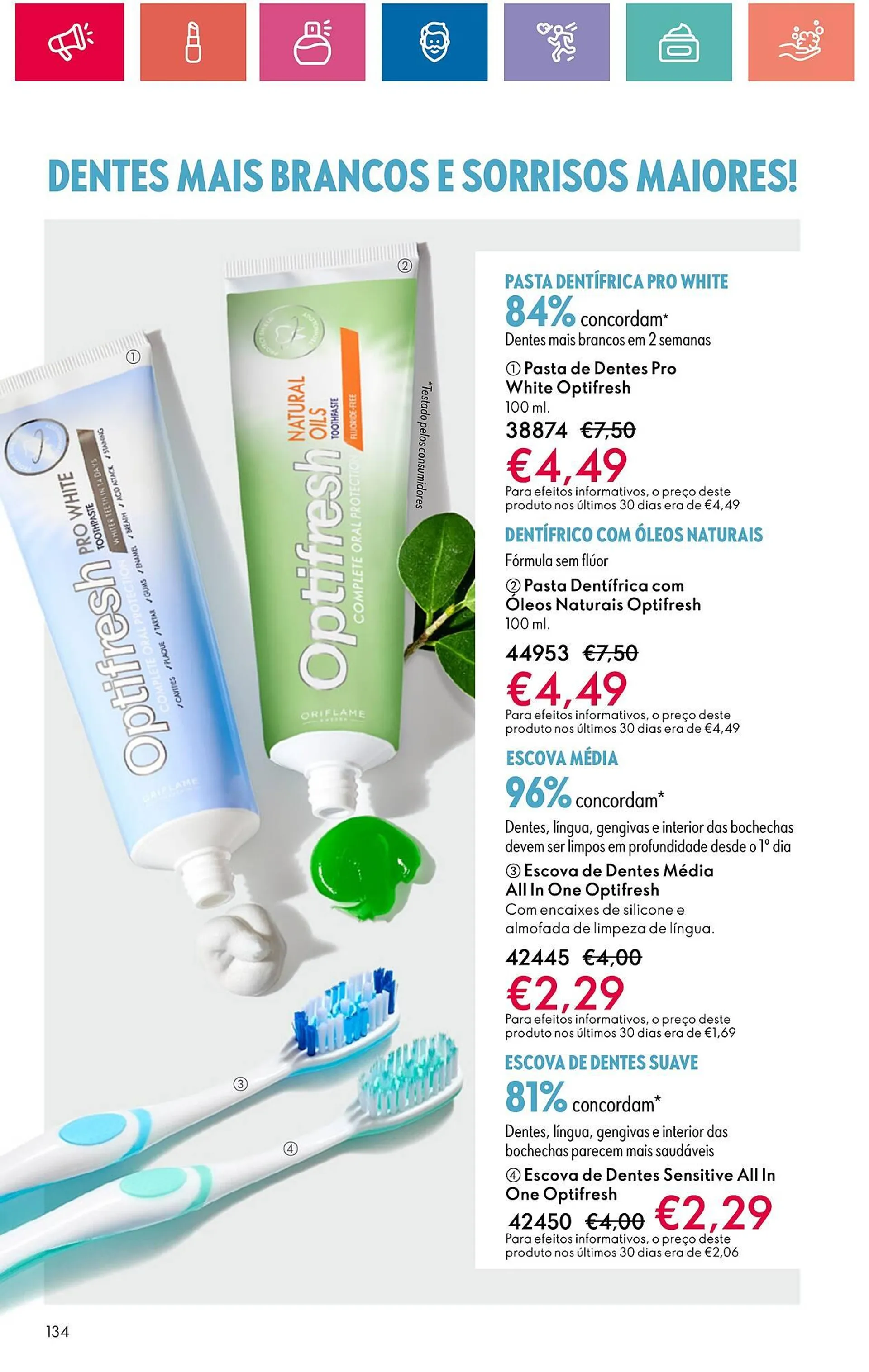 Folheto Folheto Oriflame de 18 de abril até 18 de maio 2024 - Pagina 134