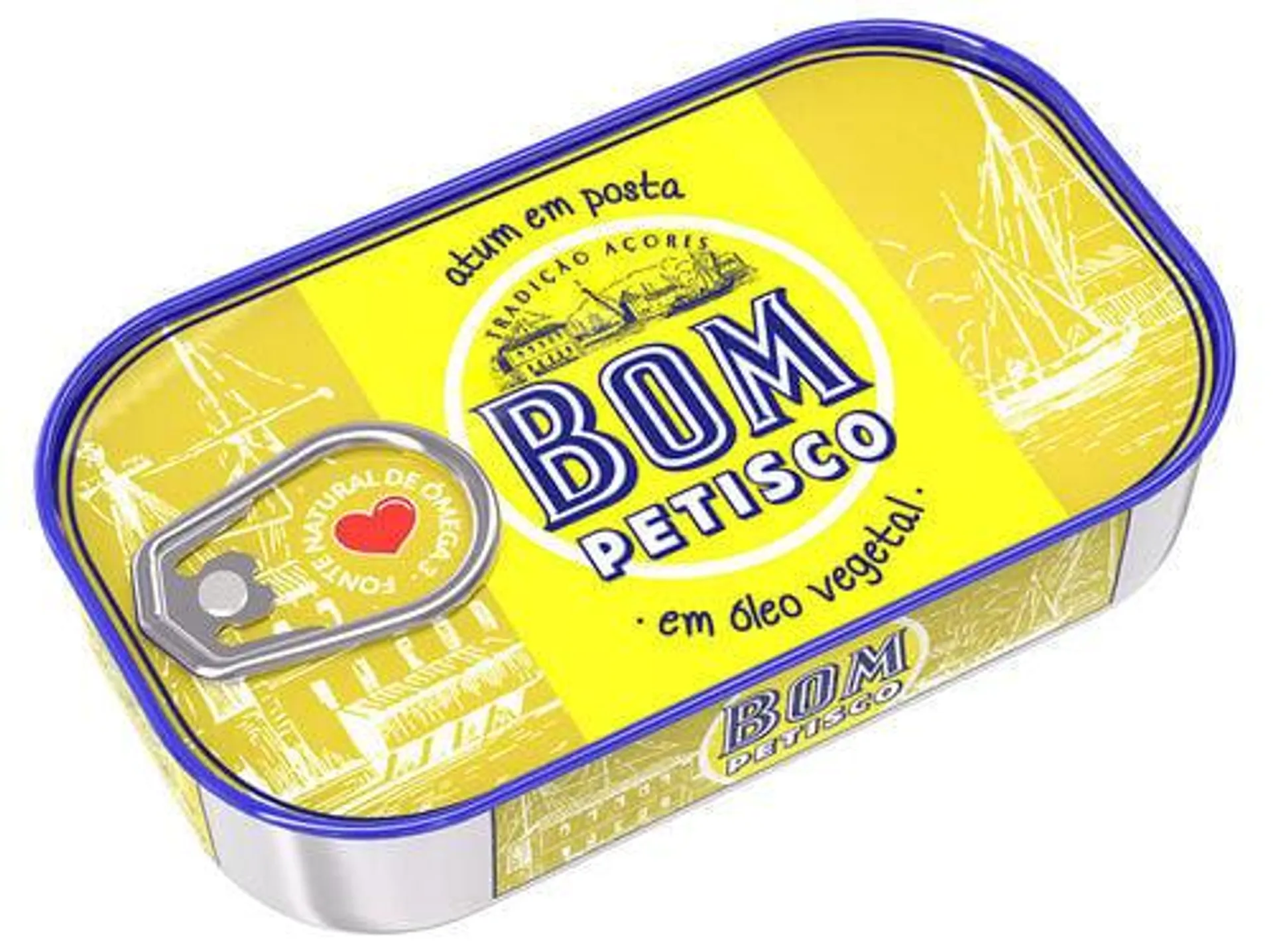 atum em óleo bom petisco 120(78)g