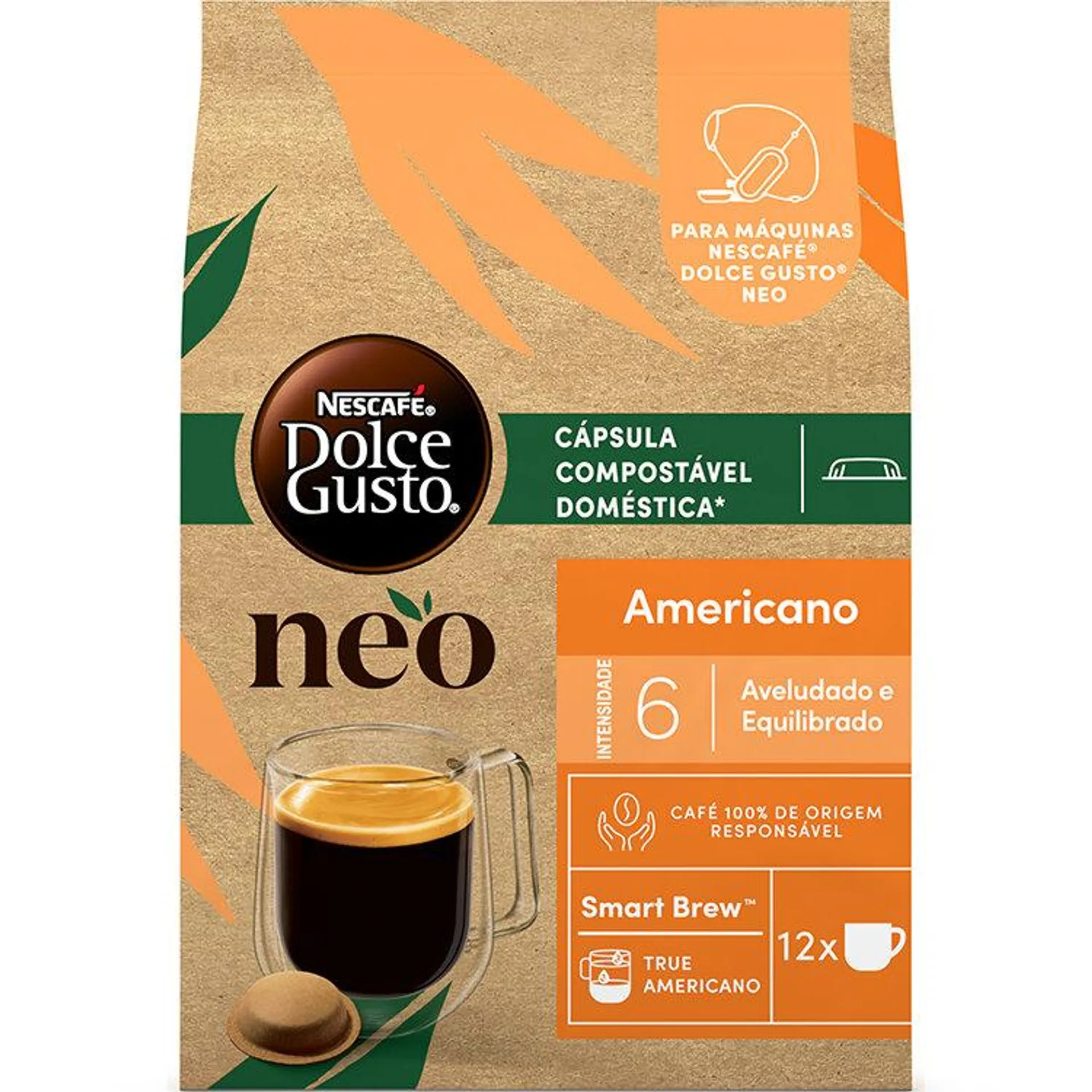 CÁPSULA DOLCE GUSTO NEO AMERICANO