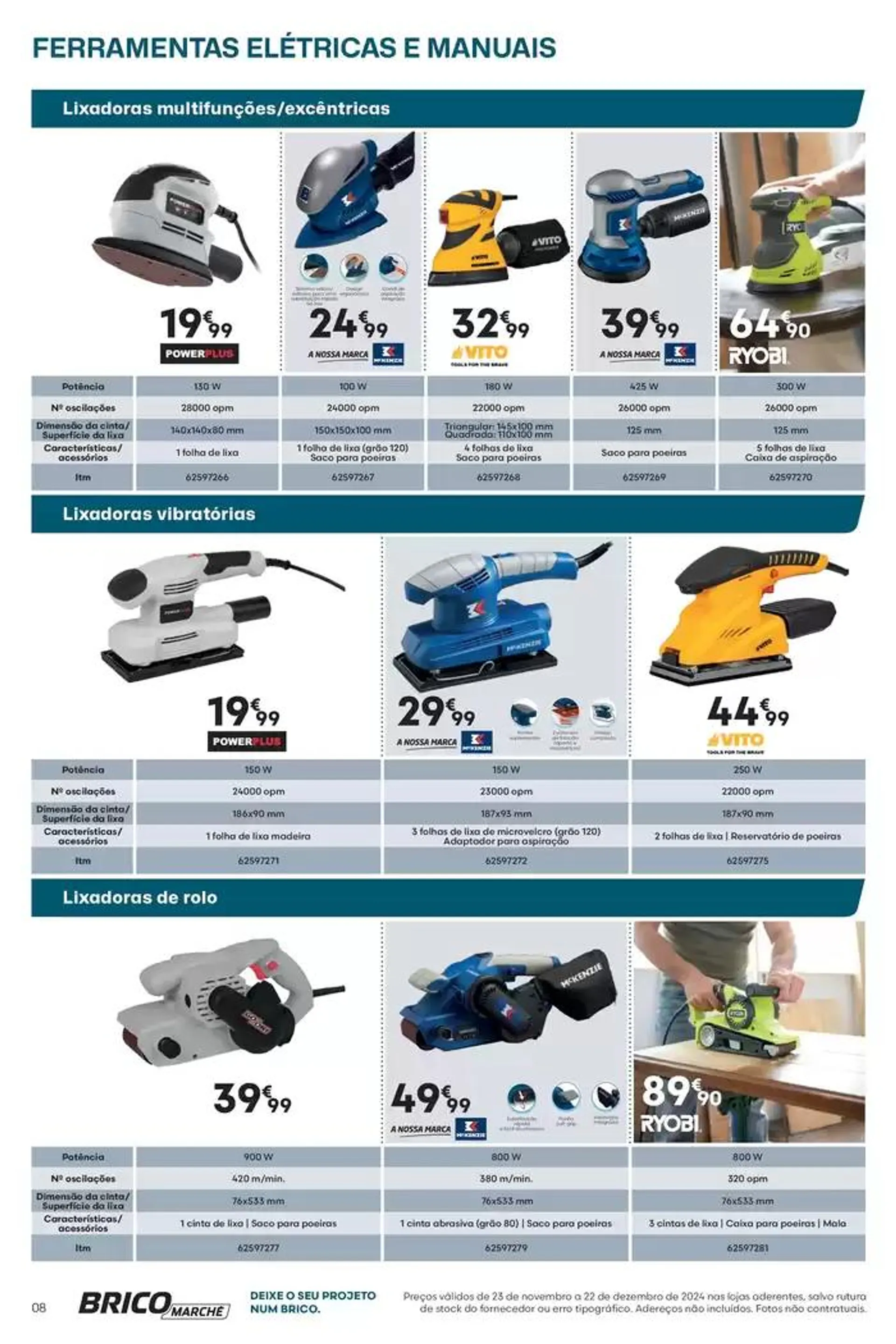 Folheto F#17 Ferramentas Elétricas e Manuais 24p Marinha Grande de 25 de novembro até 22 de dezembro 2024 - Pagina 8