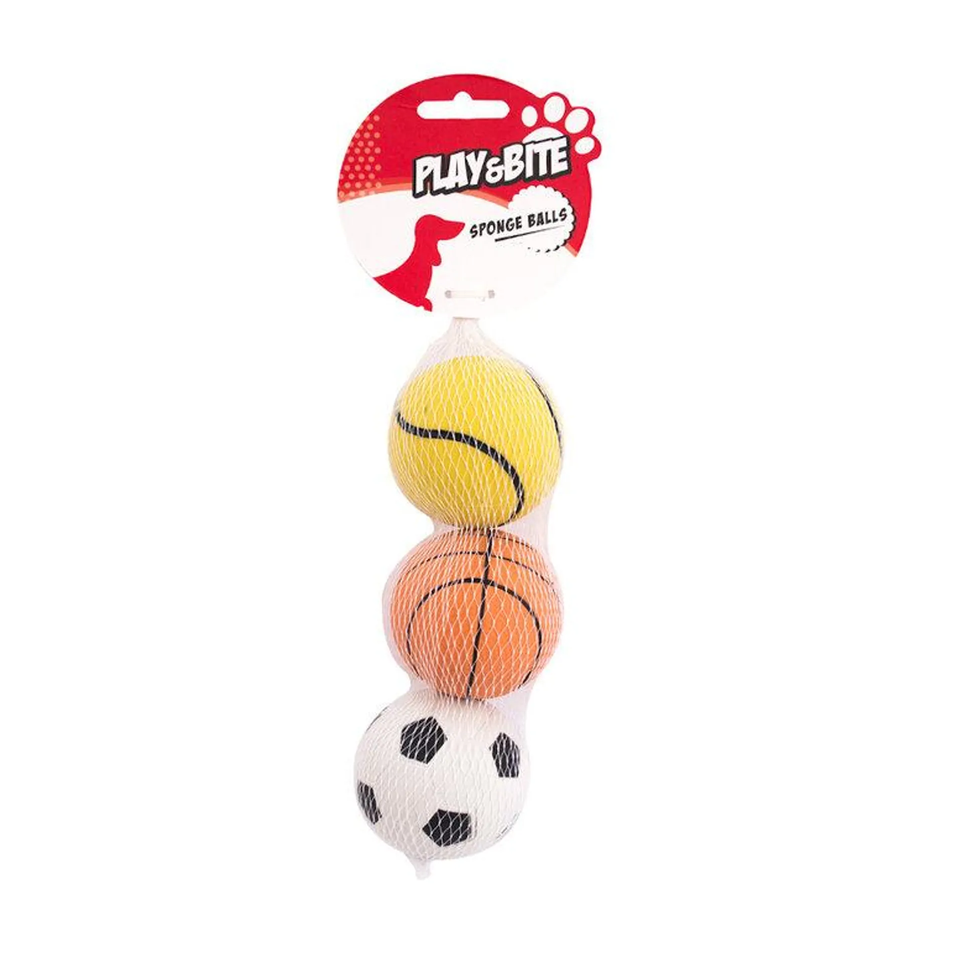 Play&Bite Sport Bolas de borracha para cães