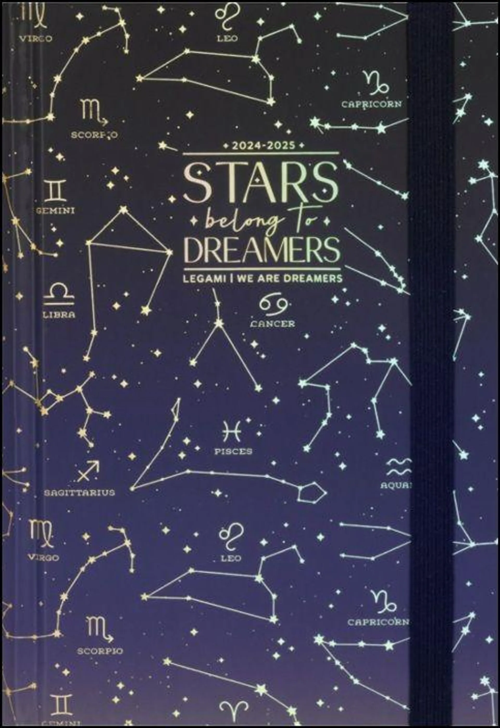 16-Month Diary - 2024/2025 - Medium Daily Diary - Stars