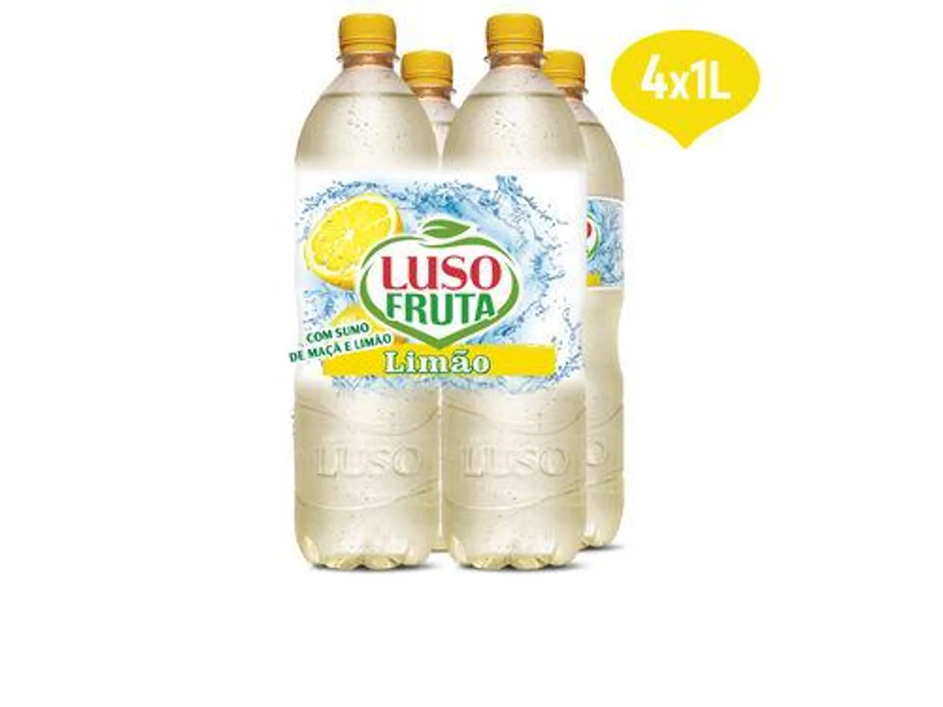 bebida luso fruta limão 4x1l