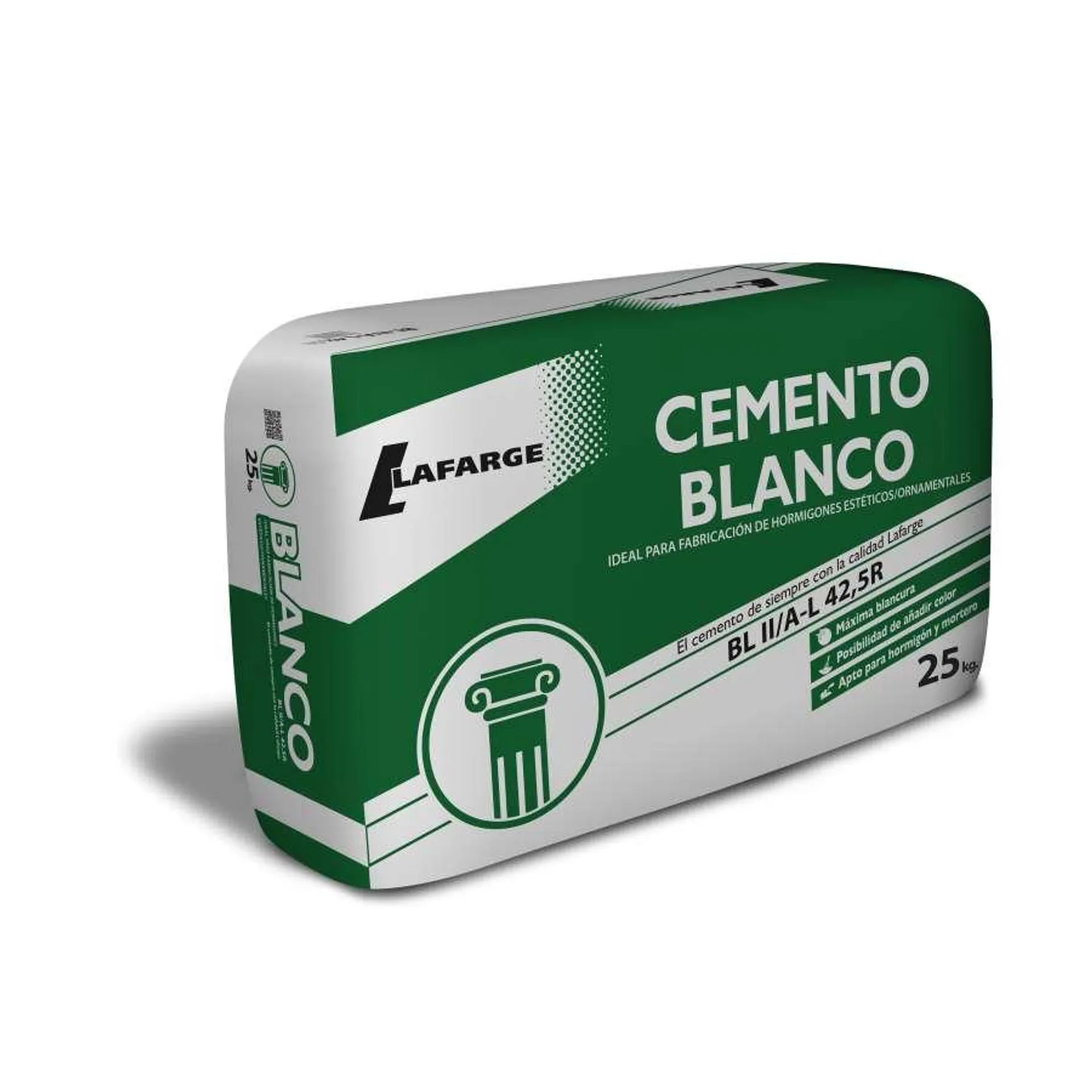 CIMENTO BRANCO II/A-L 42.5R (SACO 25 KG)