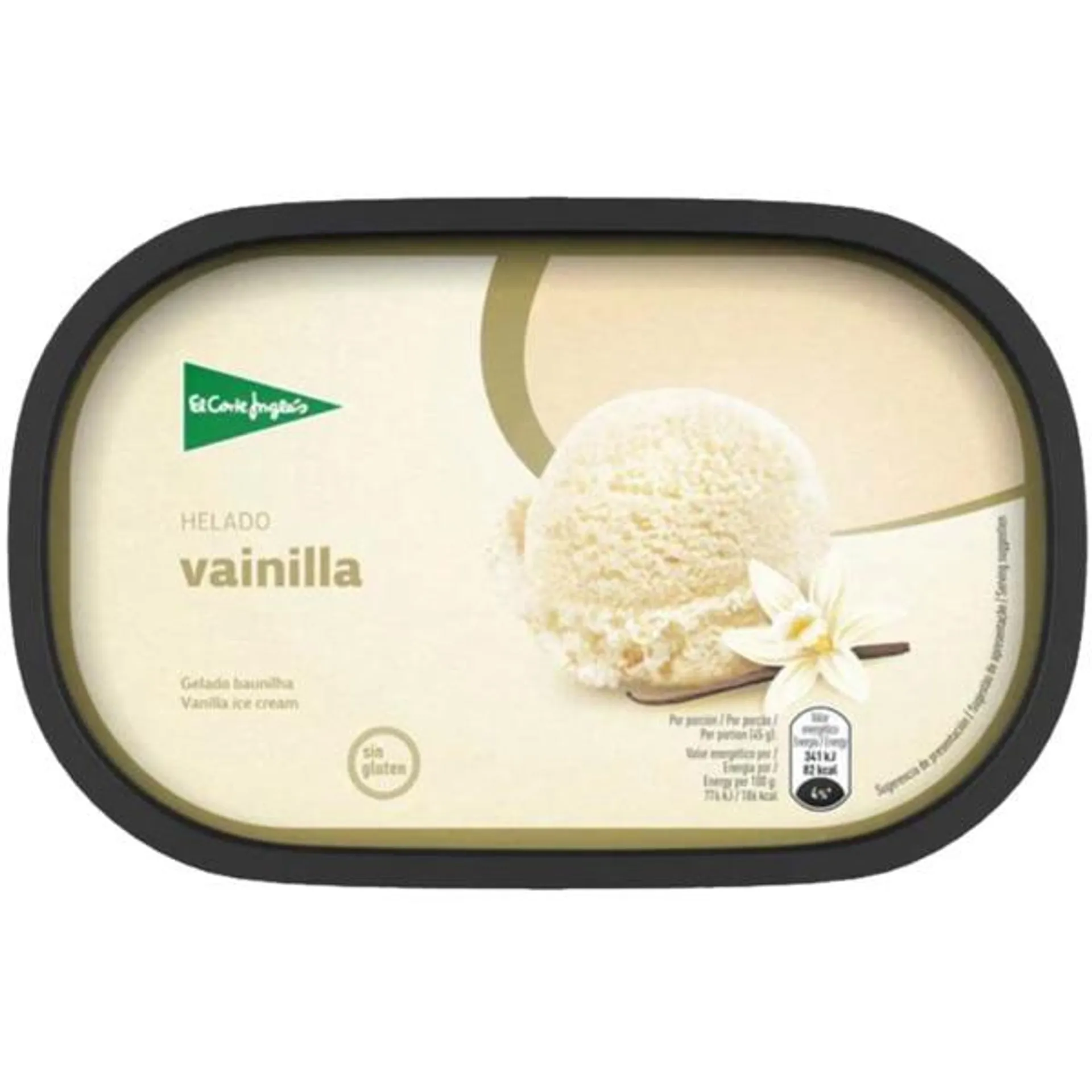 Gelado de Baunilha sem Glúten