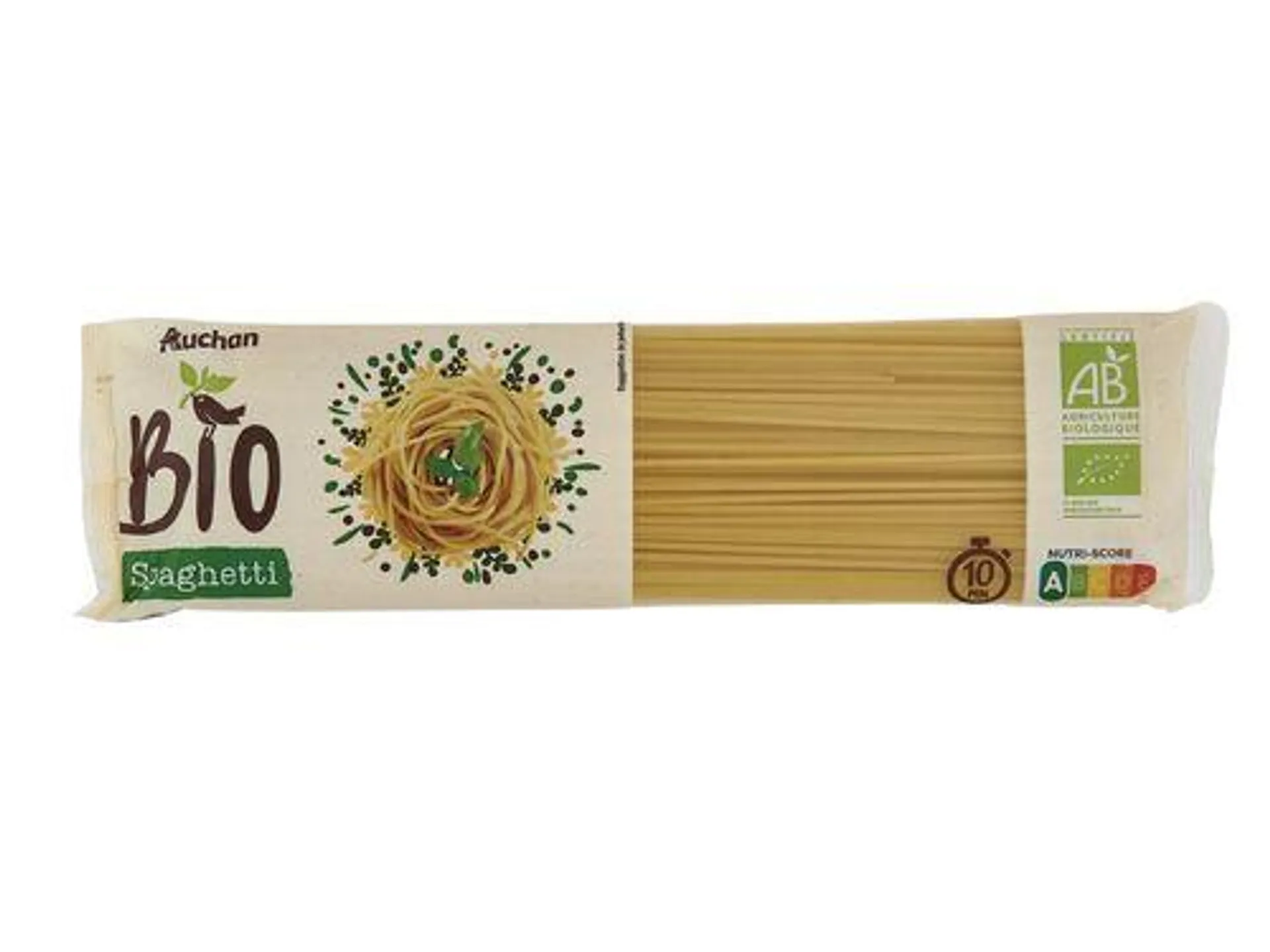 esparguete auchan bio 500g