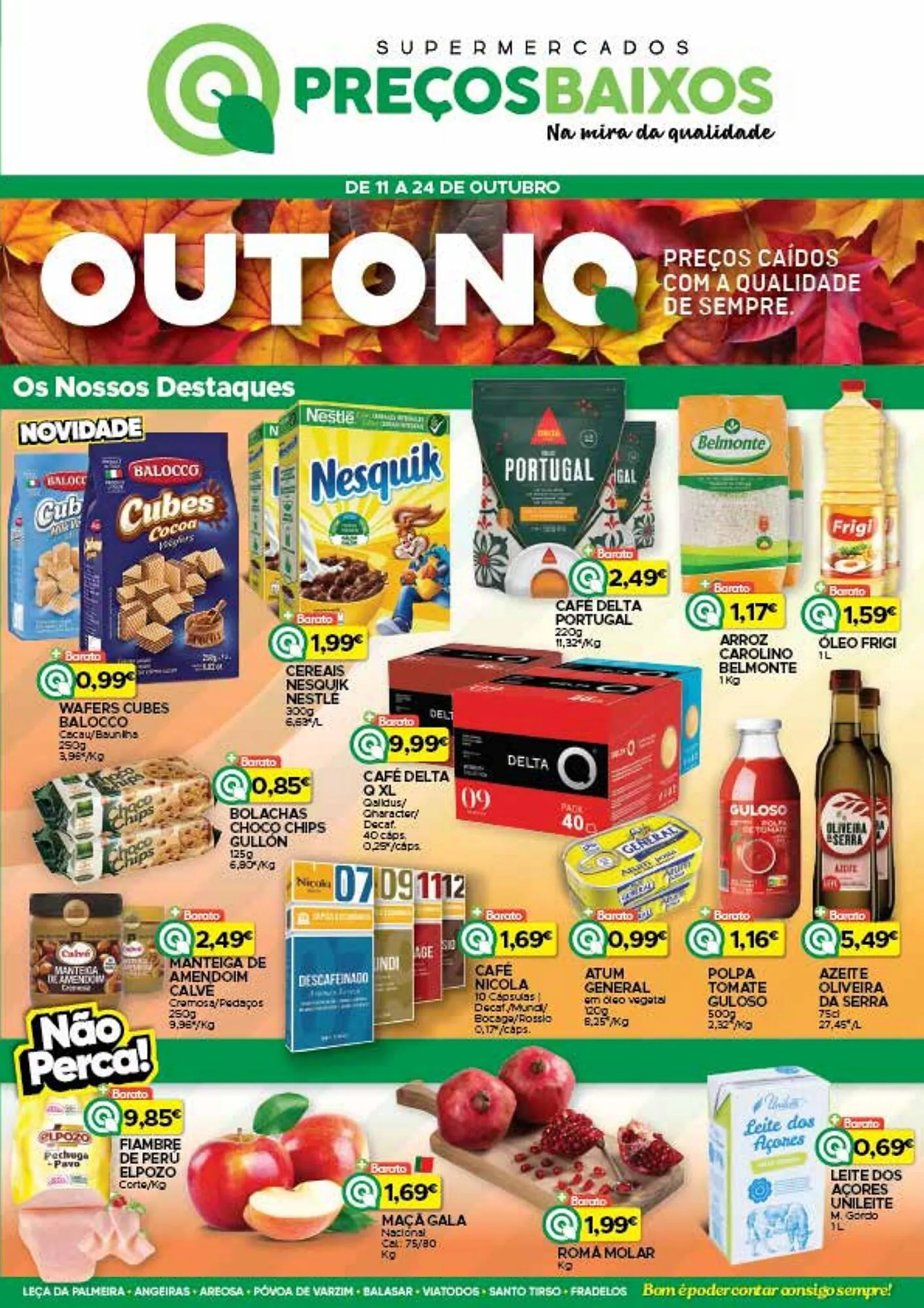 Folheto Folheto Supermercados Preços Baixos de 11 de outubro até 24 de outubro 2024 - Pagina 1