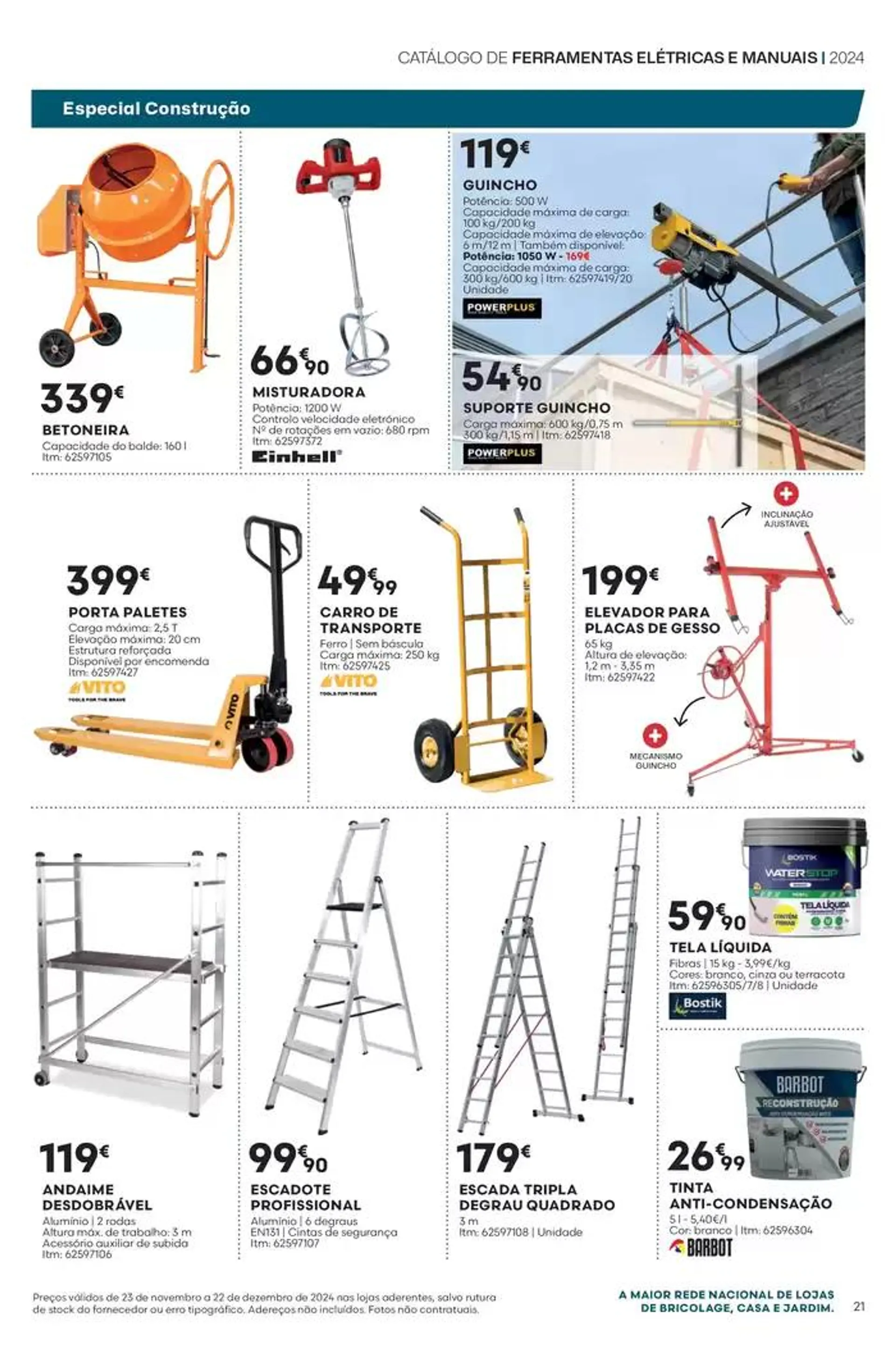 Folheto F#17 Ferramentas Elétricas e Manuais 24p Penafiel de 25 de novembro até 22 de dezembro 2024 - Pagina 21