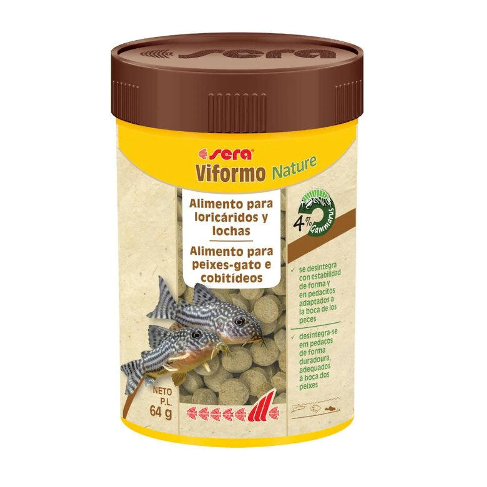 Sera Viformo Nature Alimento para peixes do fundo