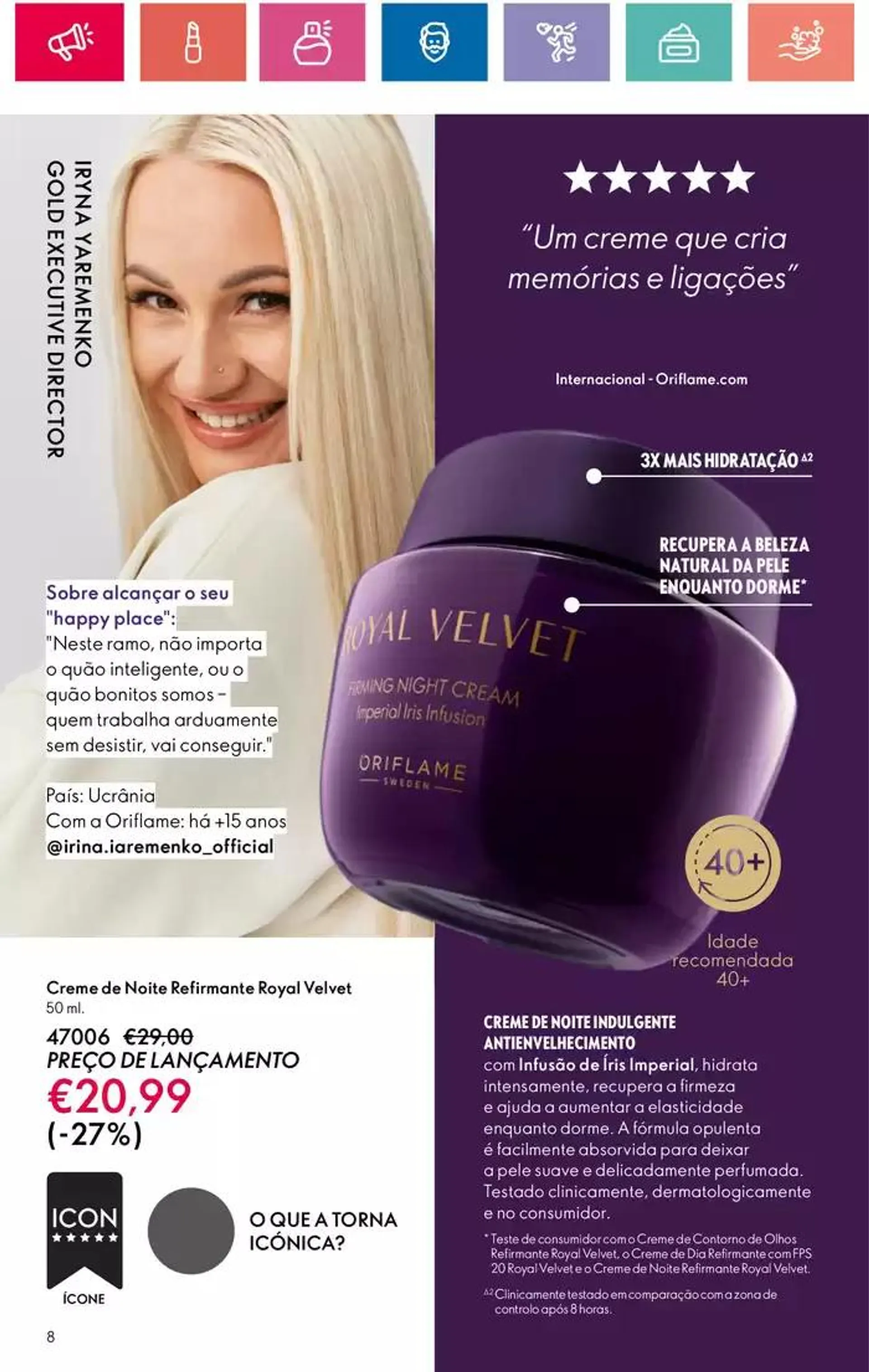 Folheto Folheto Oriflame de 3 de outubro até 19 de outubro 2024 - Pagina 8