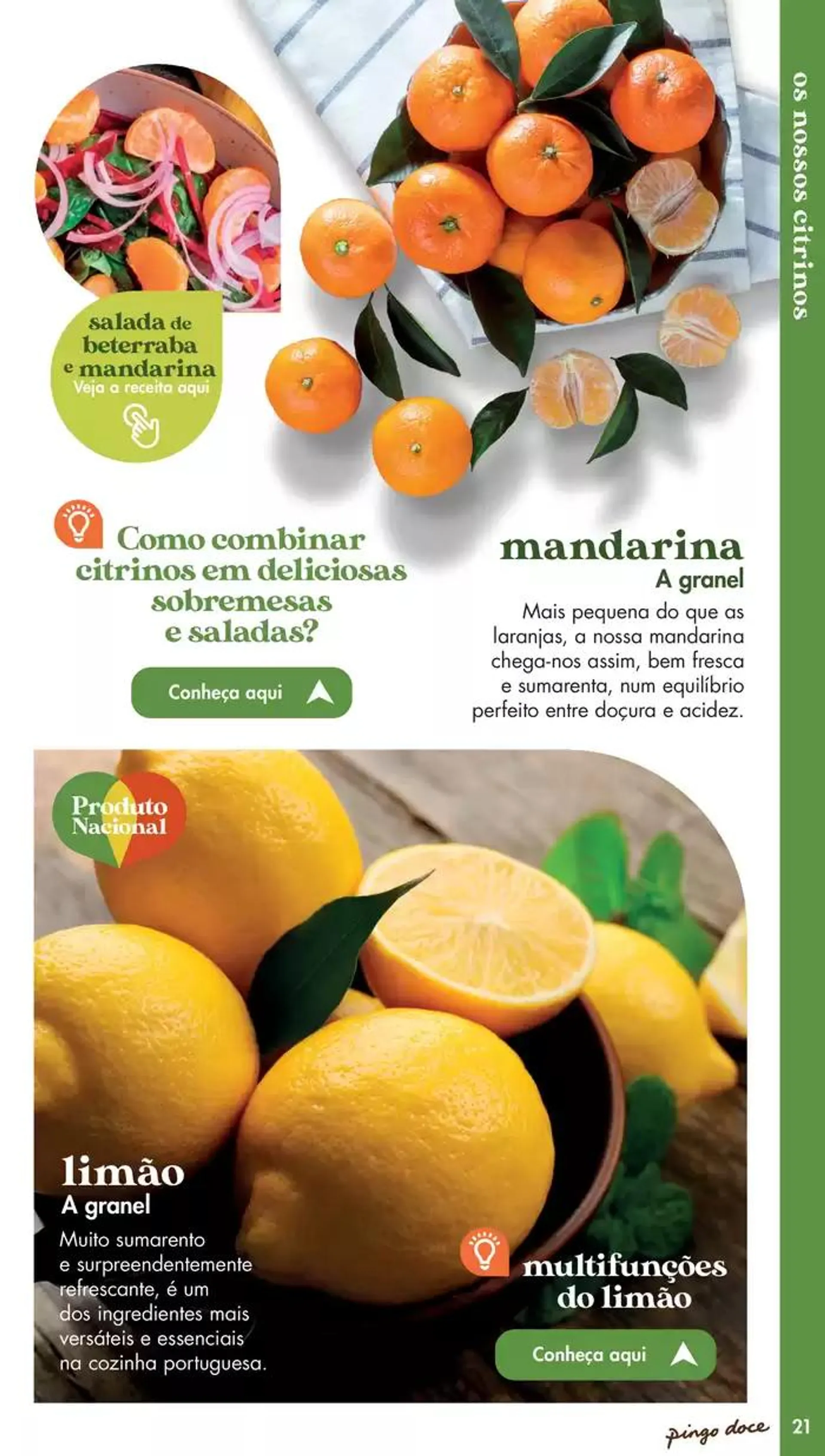 Folheto Pingo Doce Fruta e Legumes de 8 de outubro até 8 de novembro 2024 - Pagina 21