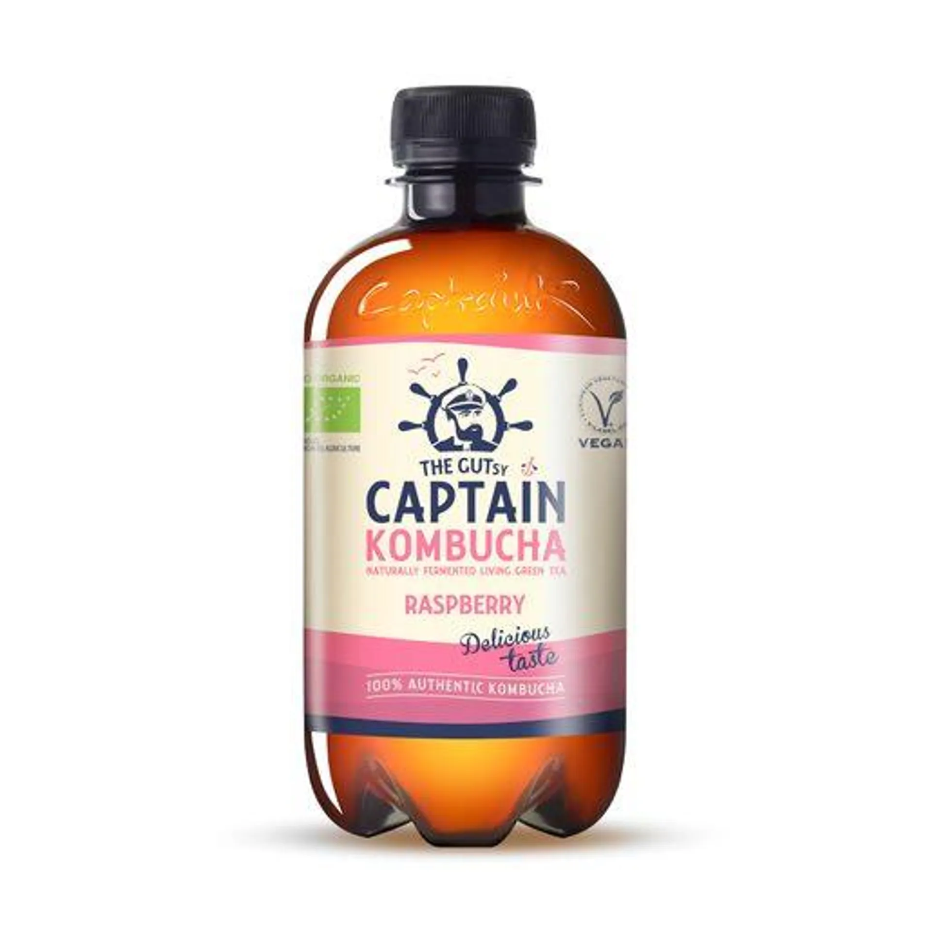 THE GUTSY CAPTAIN Bebida Kombucha Framboesa Biológica 400 ml