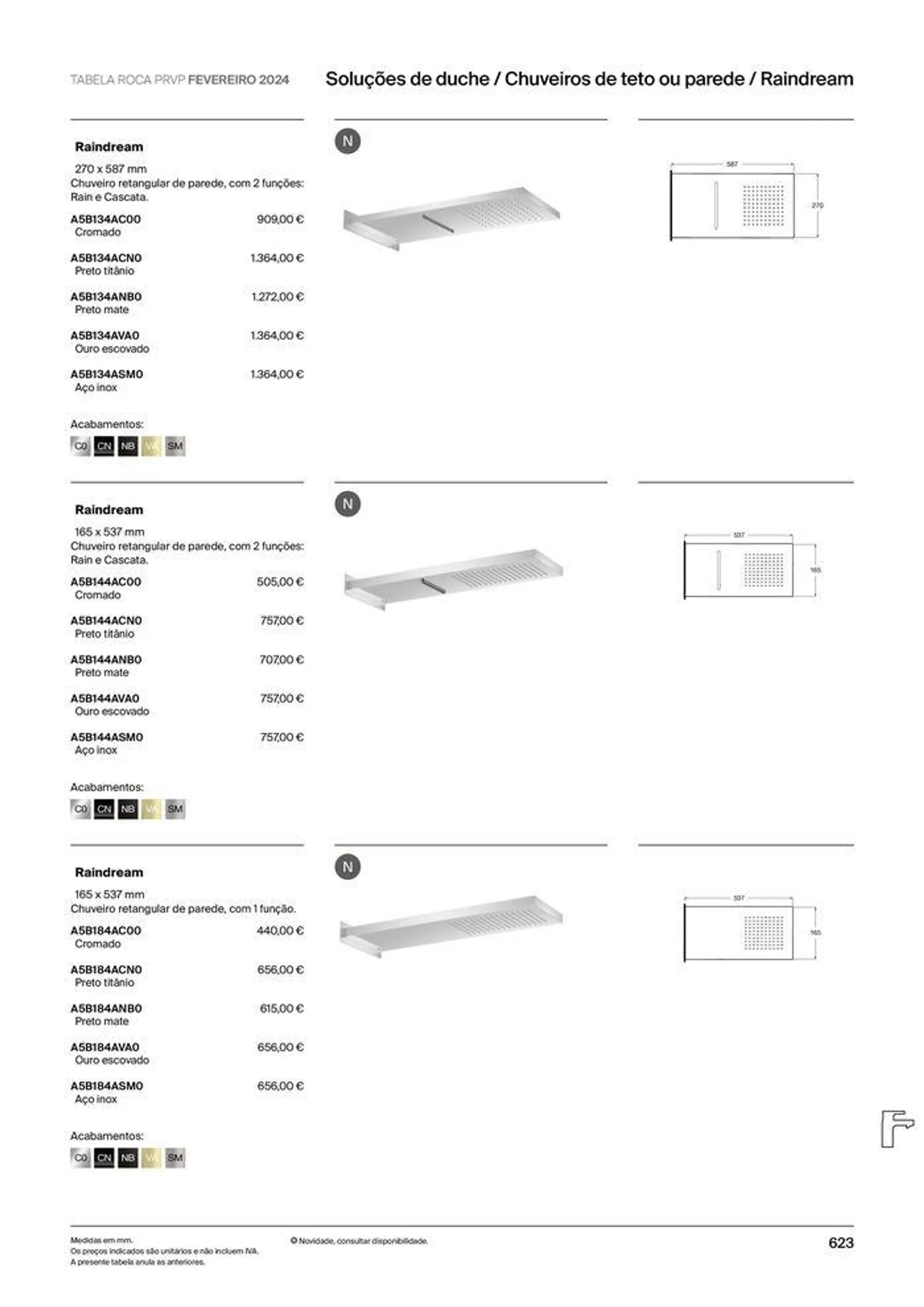 Folheto SOLUÇÕES DE BANHO ! de 3 de junho até 31 de dezembro 2024 - Pagina 625